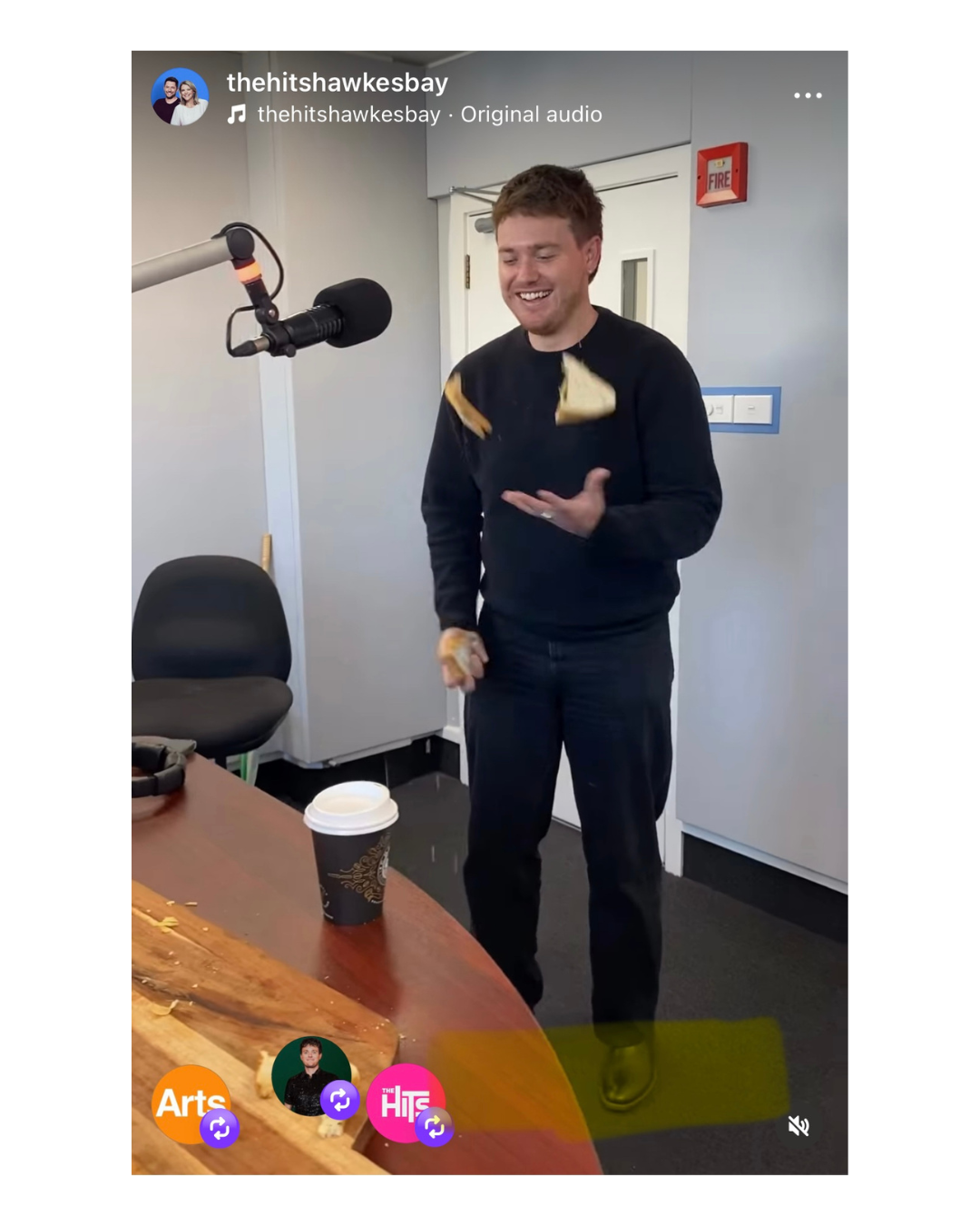 Creative radio interview at The Hits
