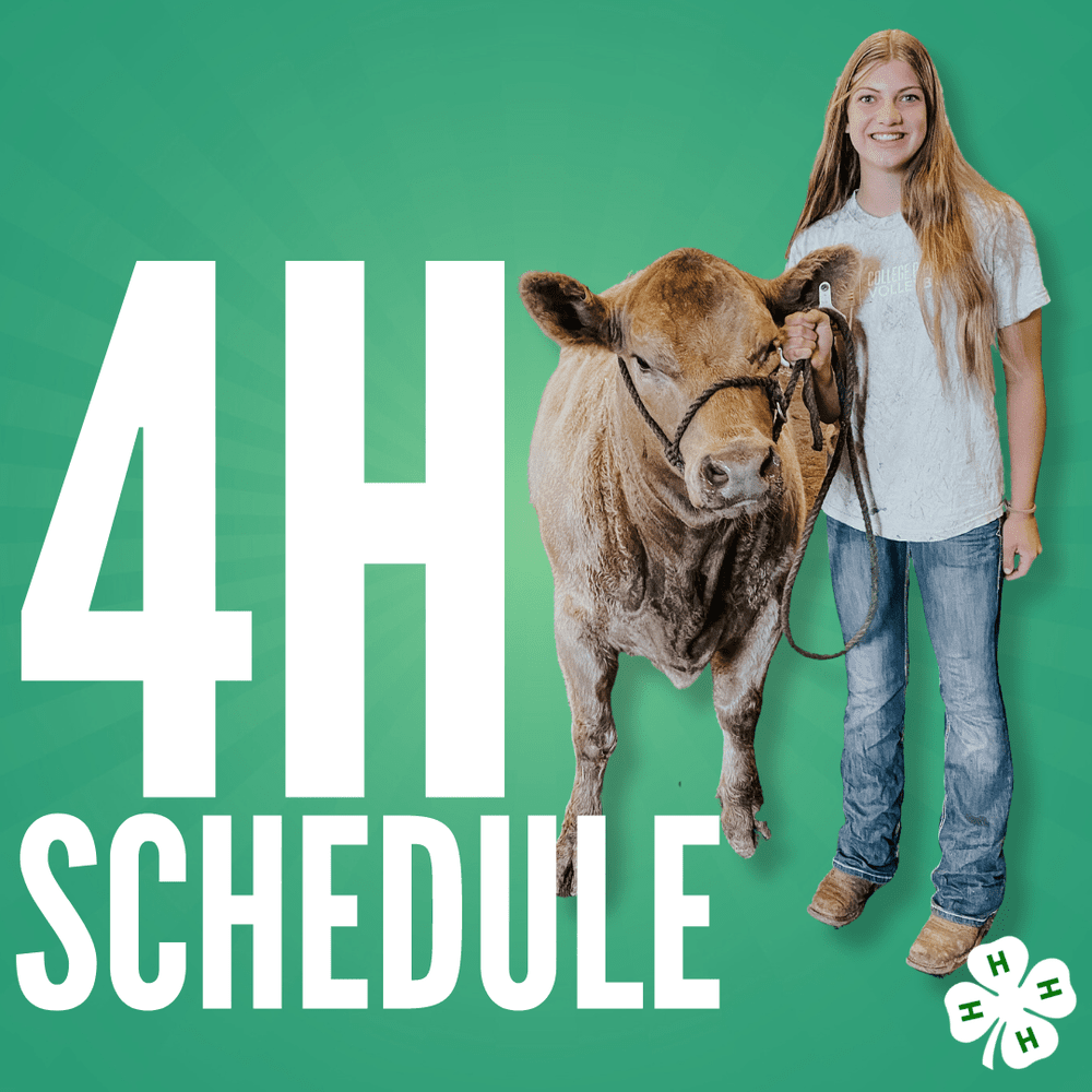 Daily Schedule — Madison County Fairgrounds