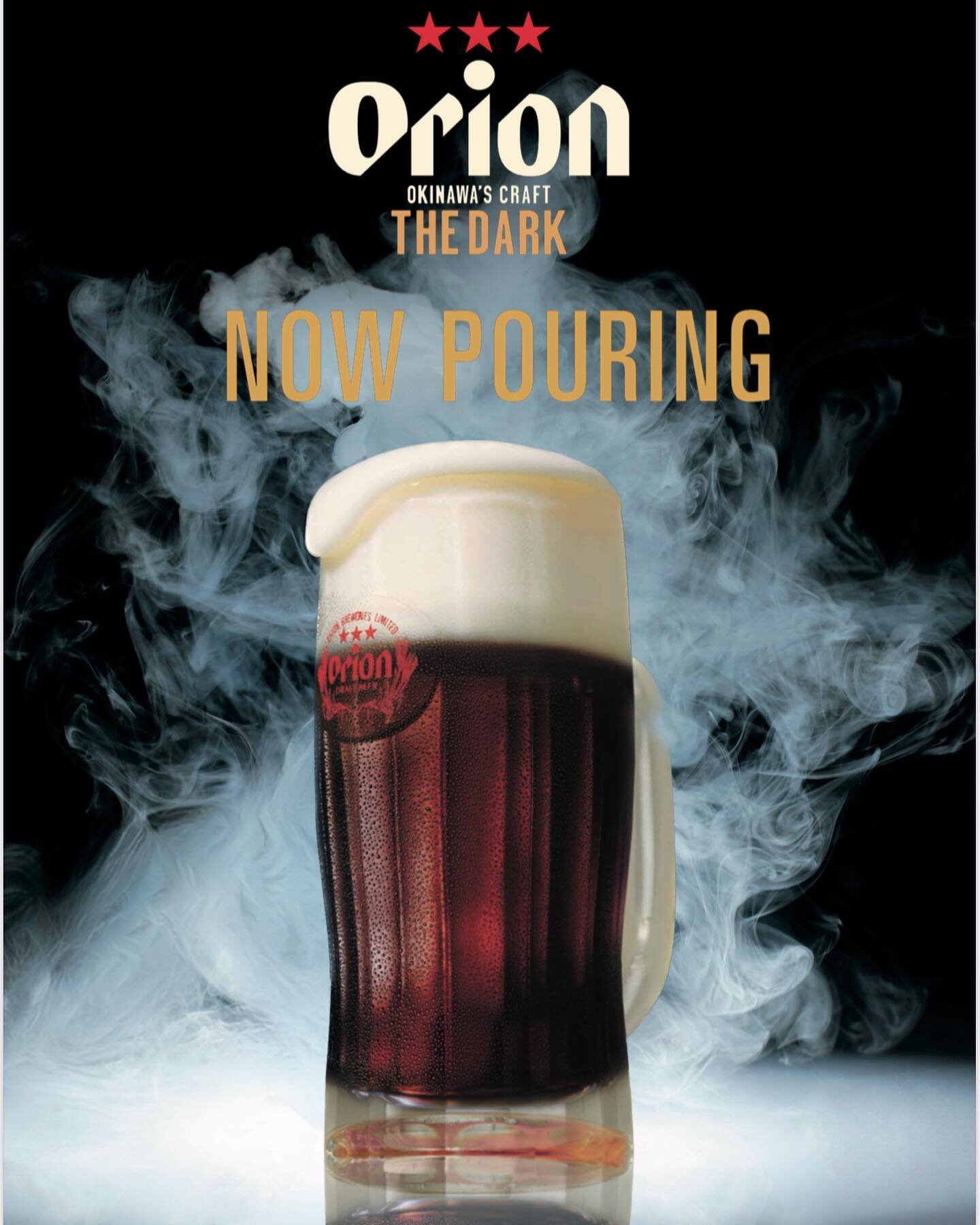 Now Pouring.
#aebeerimports #aandebeerimports #tapbeer #draftbeer #asianbeer #japanesebeer #draftbeerspecialist #tapbeerspecialist #beerlover #orion #orionbeer #オリオンビール #orionthedark #オリオンザダーク