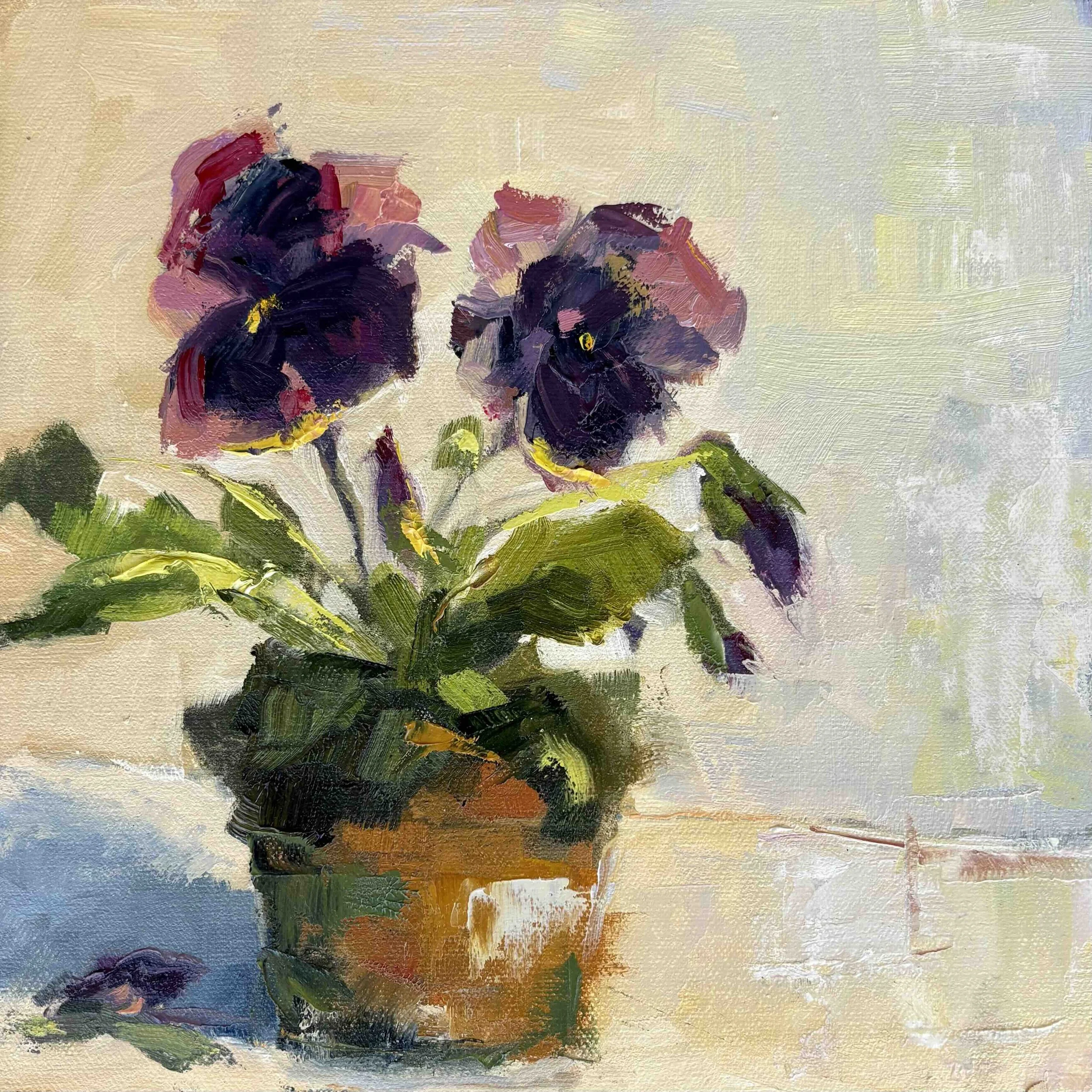 A FLORAL WHIM | OIL | 8" X 8"