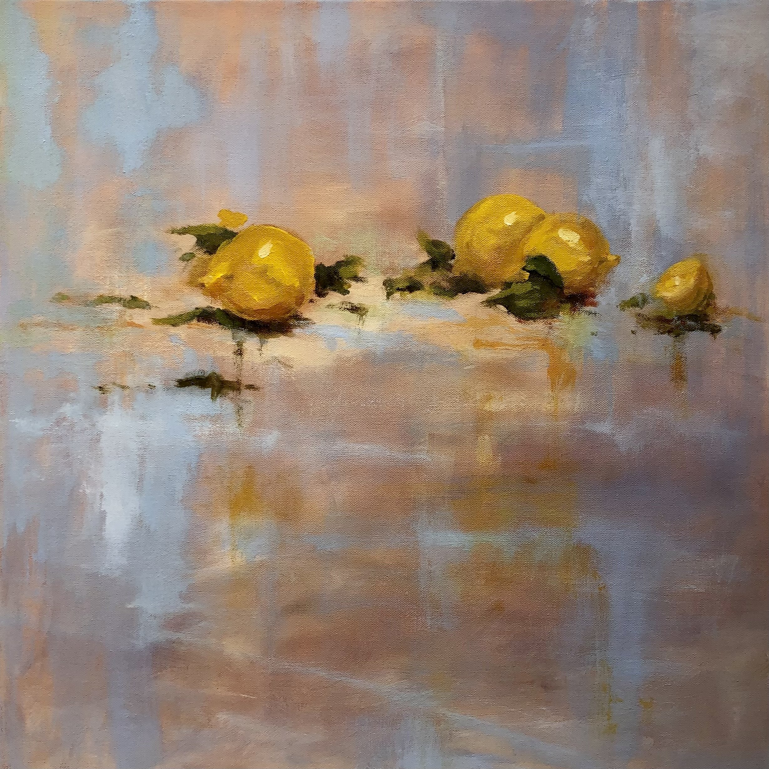LEMON LIGHTSCAPE | OIL | 24" X 24"