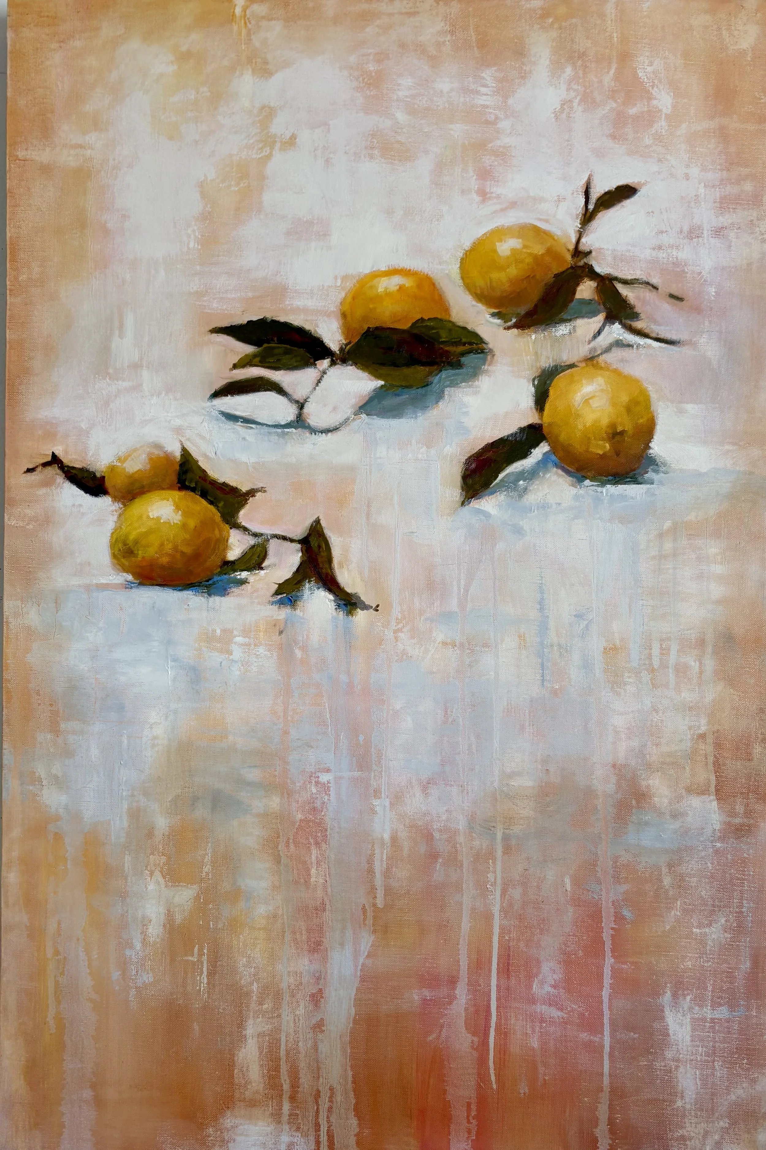 WARM CITRUS DANCE | OIL | 36" X 24"