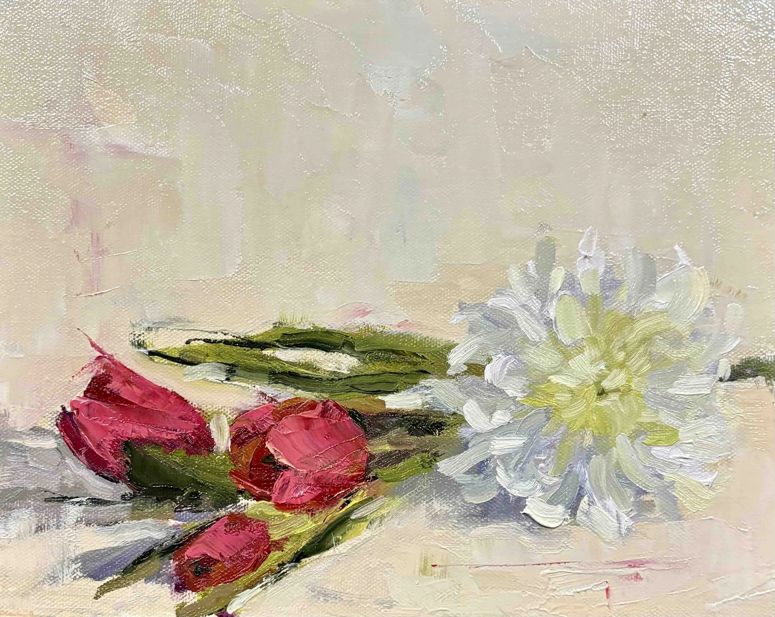 PETALS AND DREAMS | OIL | 8" X 10"