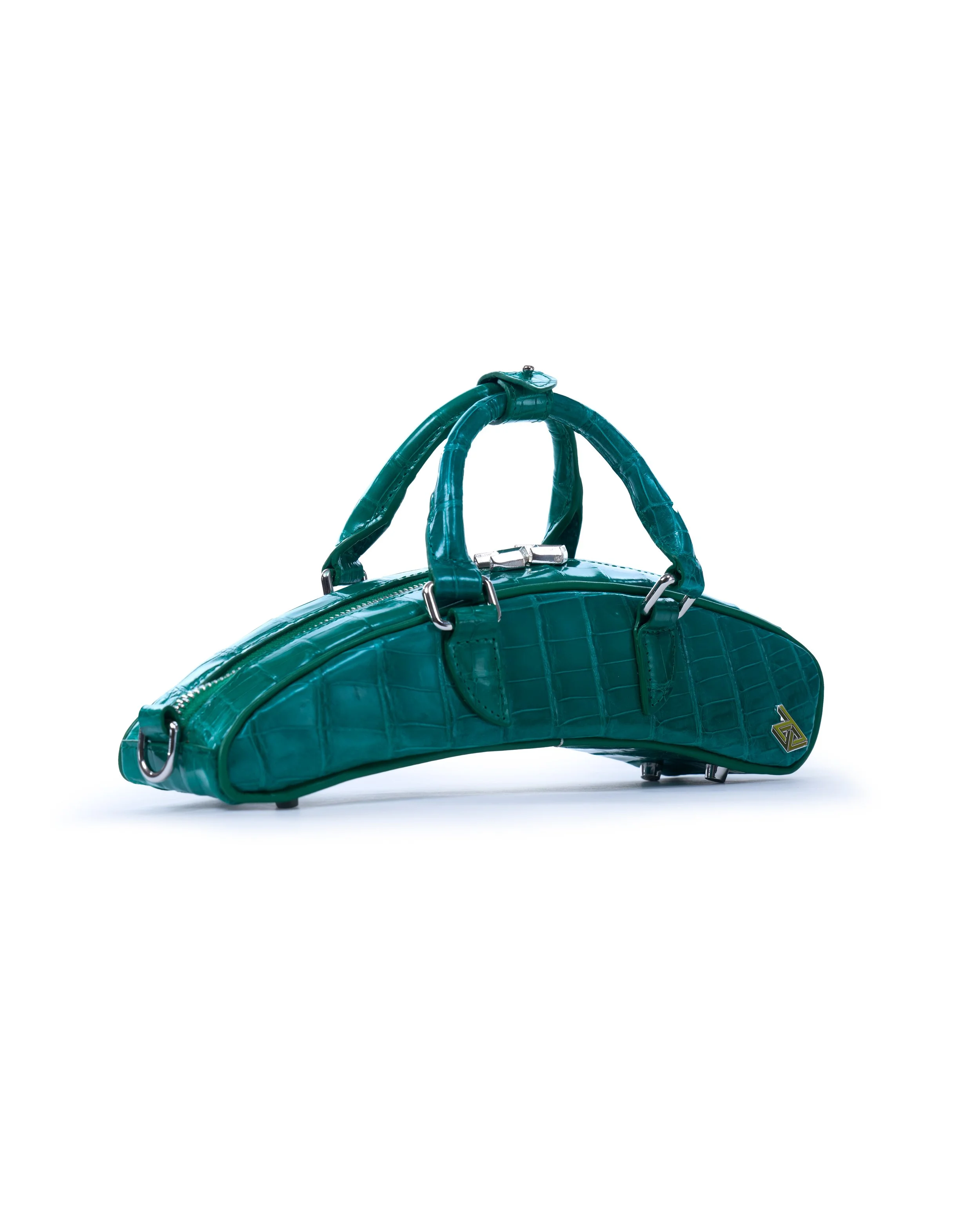 Mini Arca Bag - Emerald 'Alligator' - 2.jpg