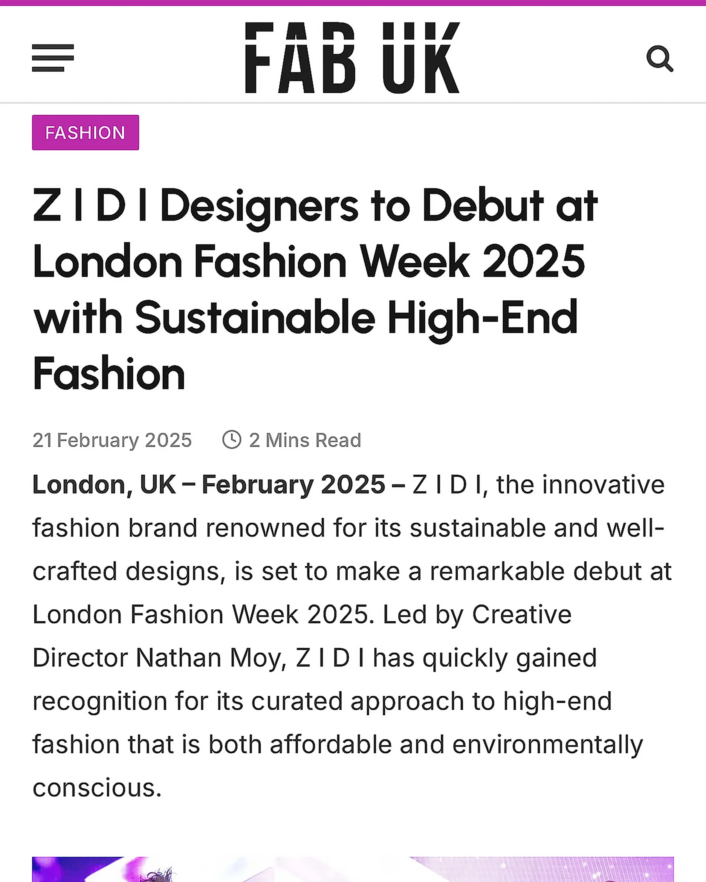 Featured on THINK FEEL DISCOVER - MARCH 2025