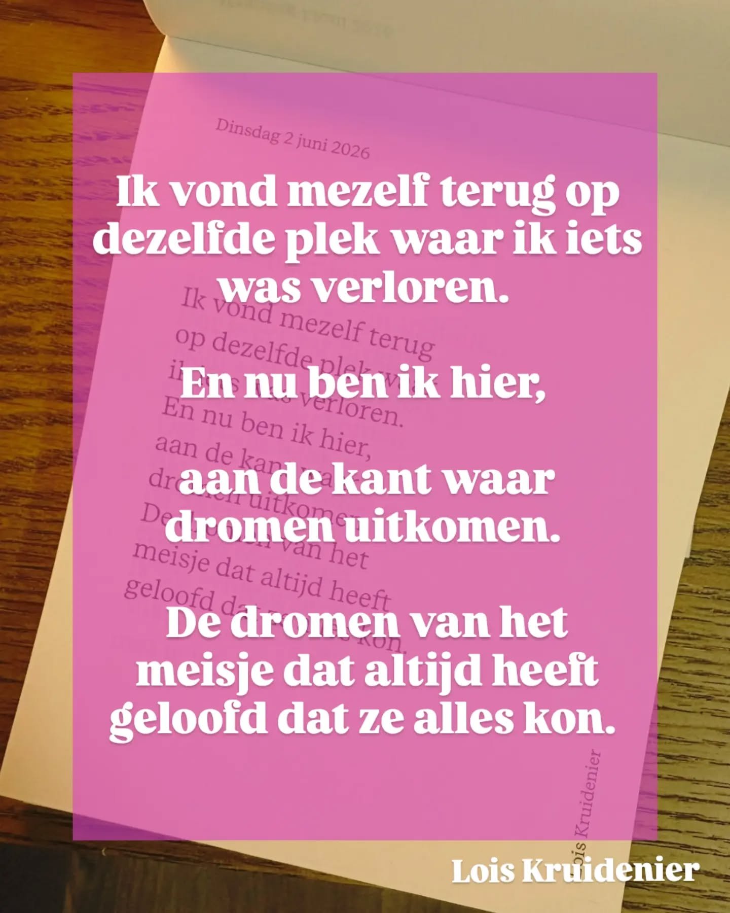 Ik kreeg deze tekst van Lois Kruidenier doorgestuurd van een lieve moeder met de boodschap dat ze zo haar kraamtijd ervaren heeft. Ik mocht haar supporten met #natuurlijkekraamzorg na de geboorte van haar tweede kindje. 

Spannend want haar eerste ki