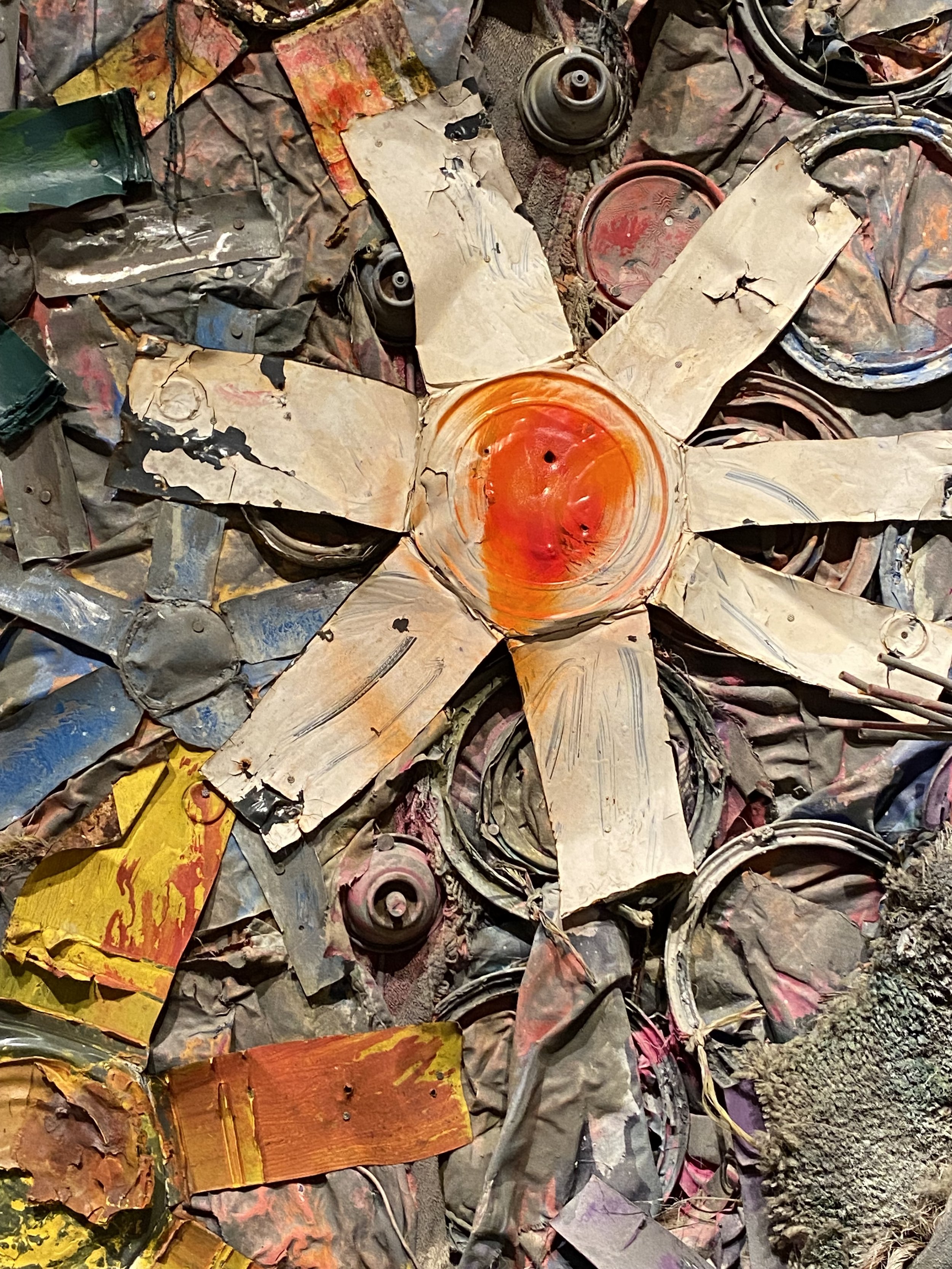 Detail, Thorton Dial, Stars of Everything, Souls Grown Deep, Royal Academy of Art, London, UK