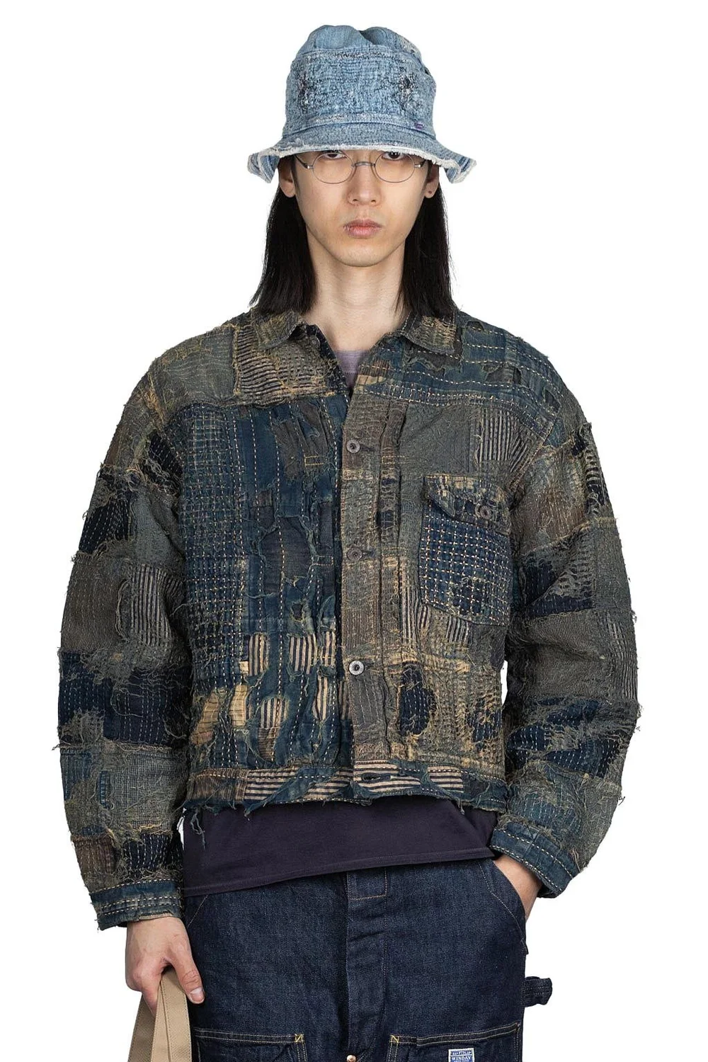 kapital kiro ほど近い hirata washed baggy jeans