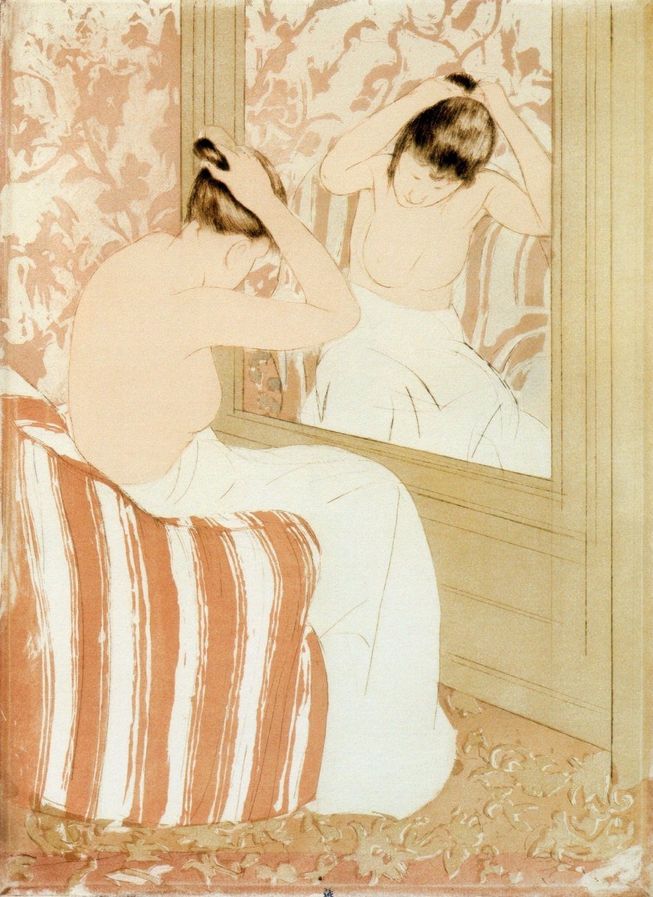 The Coiffure by Mary Cassatt