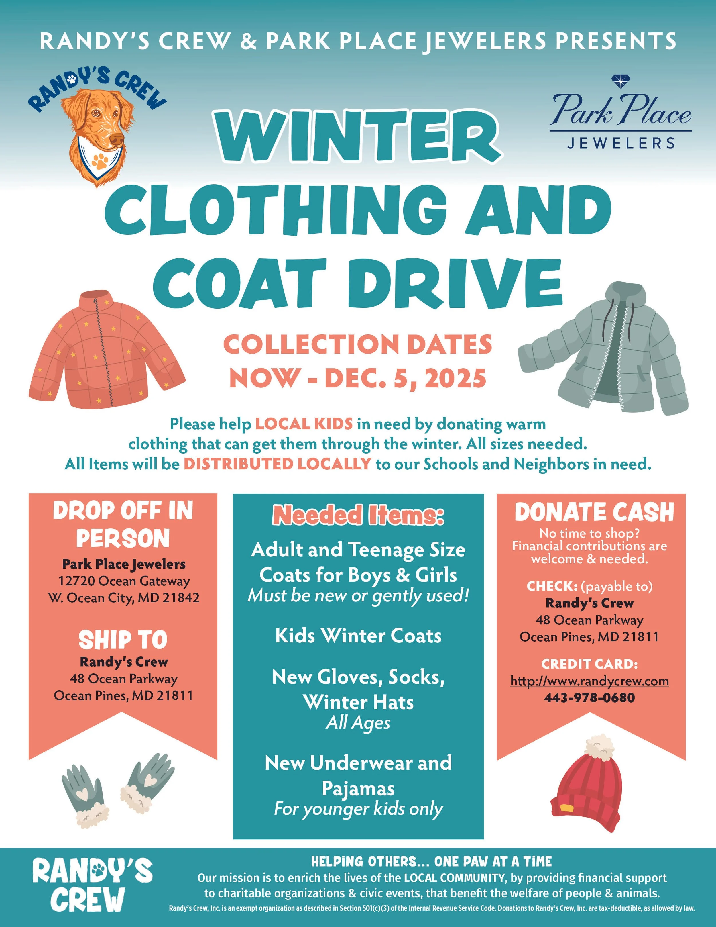 Winter Clothing & Coat Drive