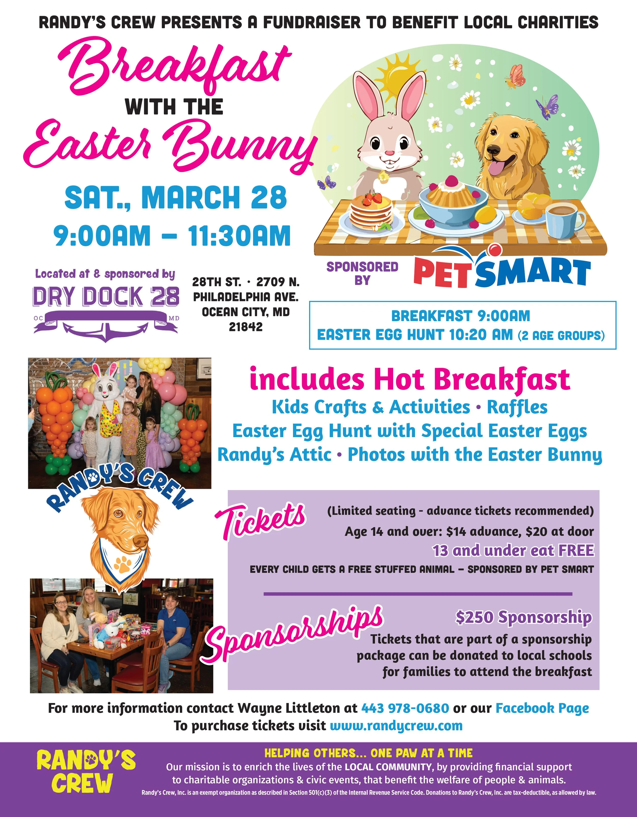 Breakfast with the Easter Bunny