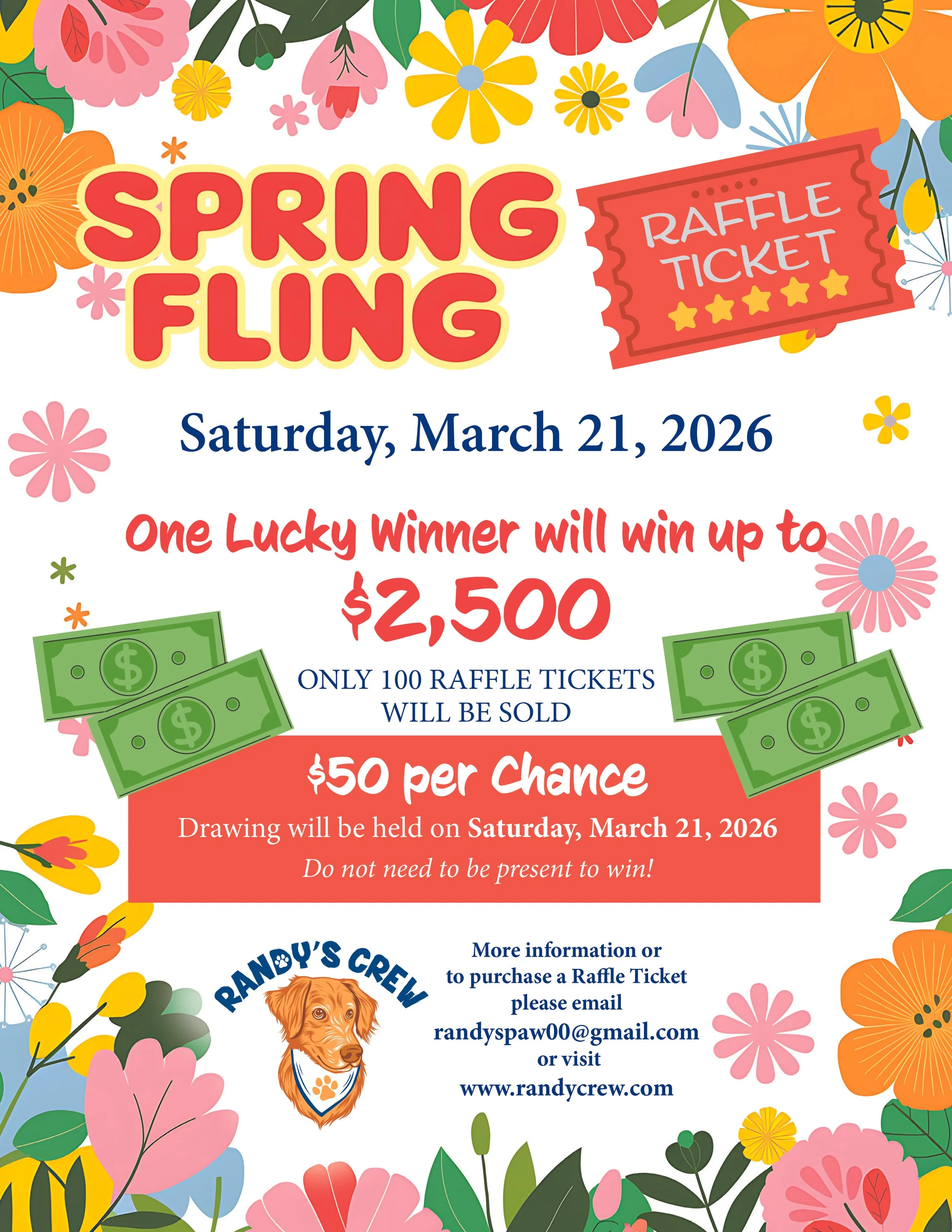 Spring Fling Raffle Tickets