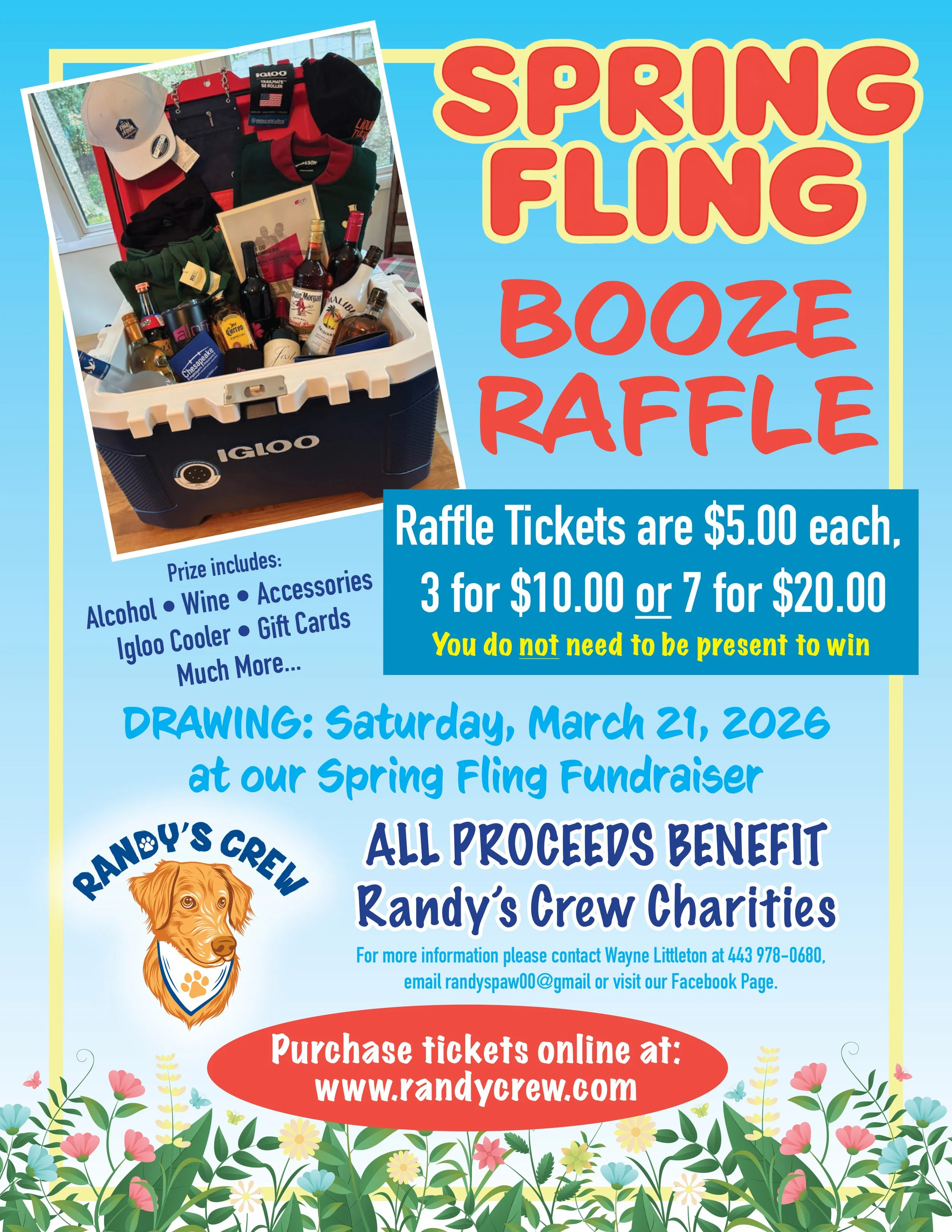 Spring Fling Booze Raffle