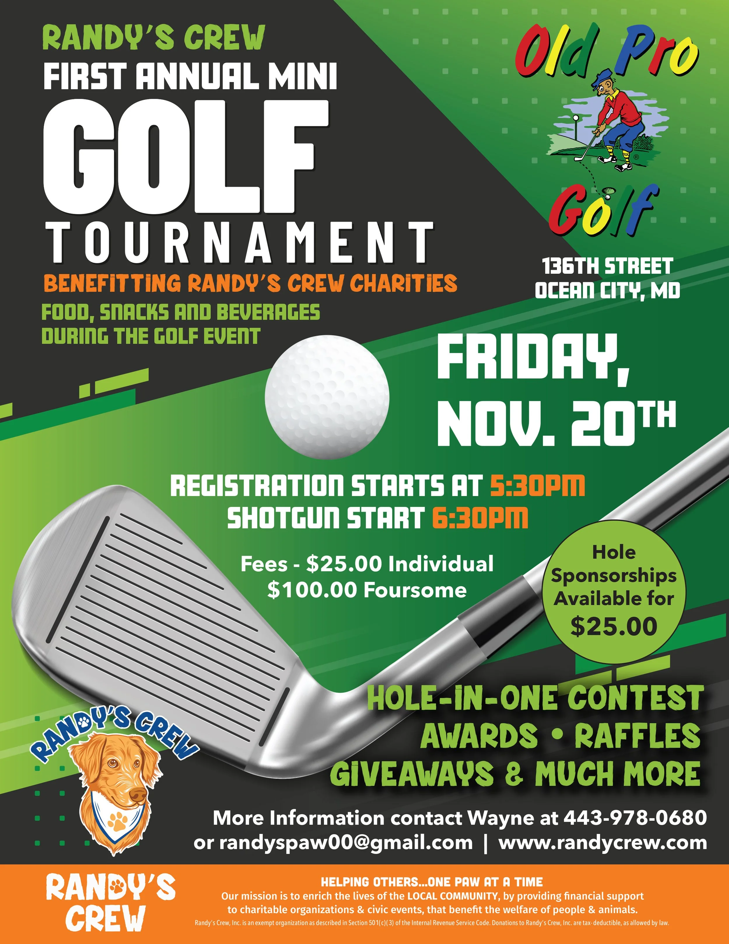 1st Annual Mini Golf Tournament
