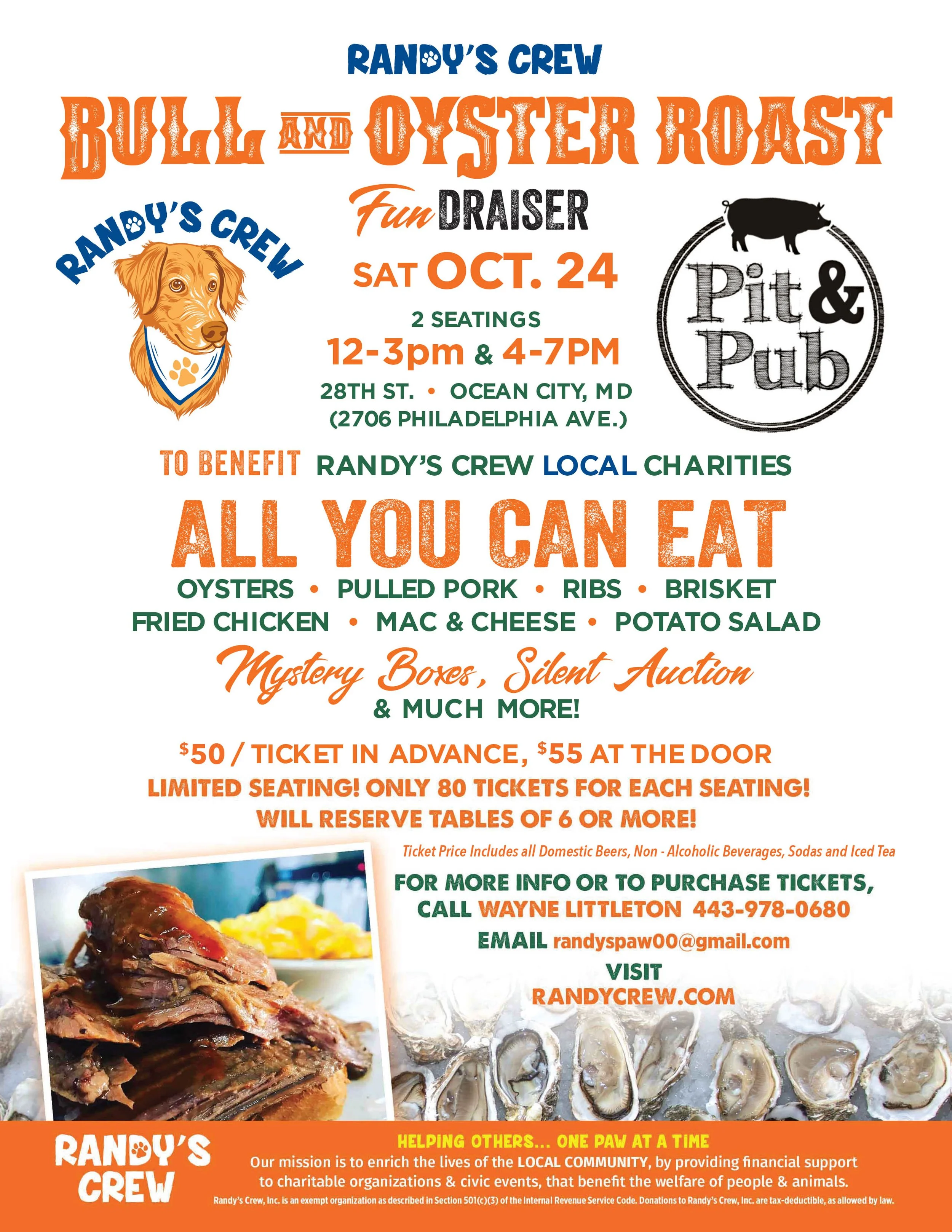 2026 Bull & Oyster Roast