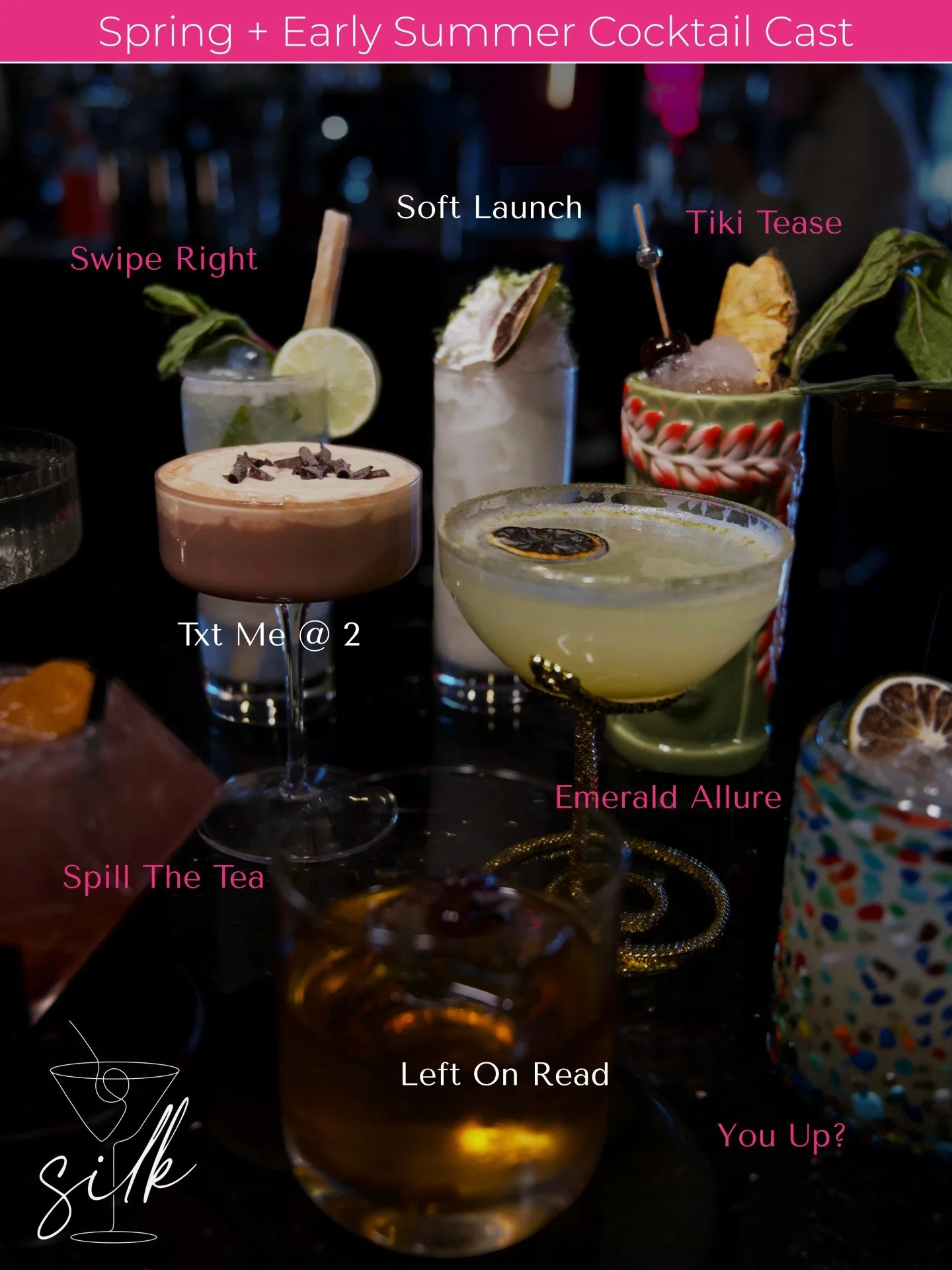 Meet some of the crew ✨

Try one. Try them all. We don't judge.

It's Taste Like Twilight flight night. See you there ☕️🍸

#silkutica #uticaeats #cocktailbar #cocktail #foodieadventure