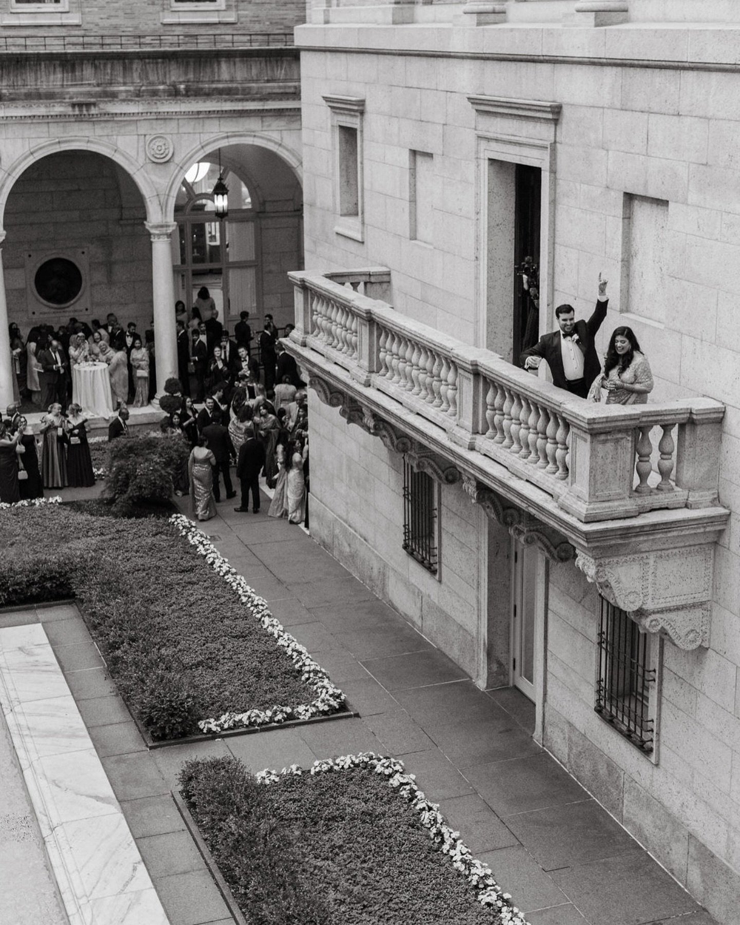 After you say I do and make a celeb appearance on the balcony looking over all your guests&gt;&gt; It&rsquo;s your wedding day, of course you need to bring allllll that main character energy! 

We loved assisting A&amp;R at their Boston Public Librar