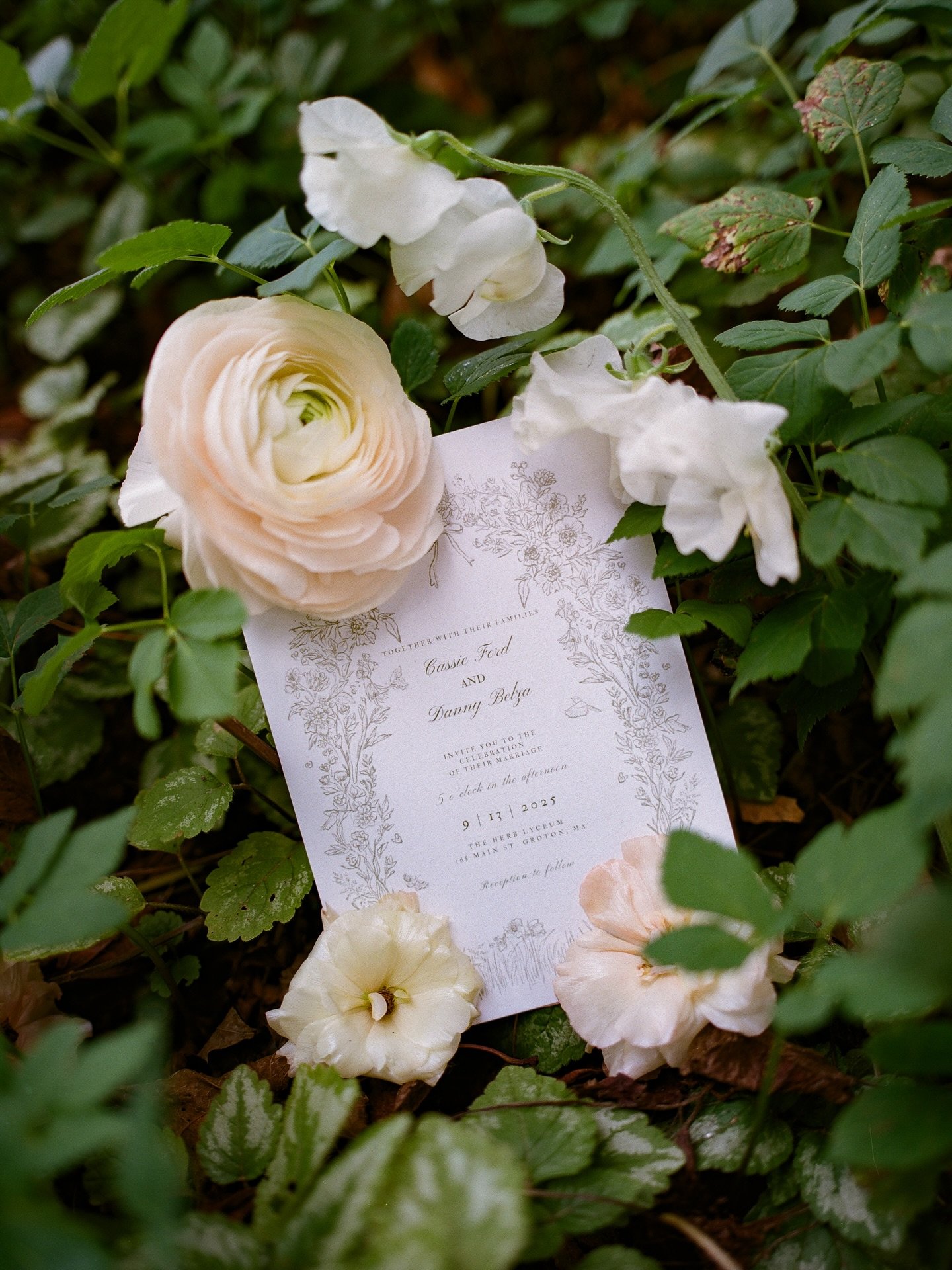 Cottagecore energy with a modern lens&mdash;

Invitation suites layered into florals and greenery &amp; a cute lil shoe moment styled like they&rsquo;ve always belonged.

A cottage setting that feels collected, not curated with romantic textures, eff