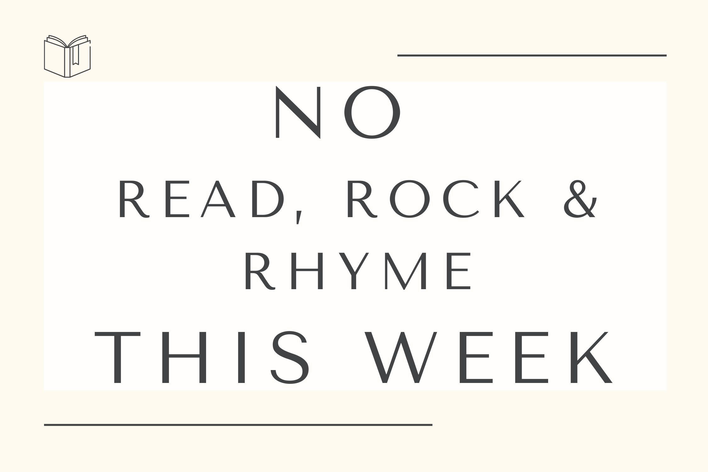 **No R, R &amp; R