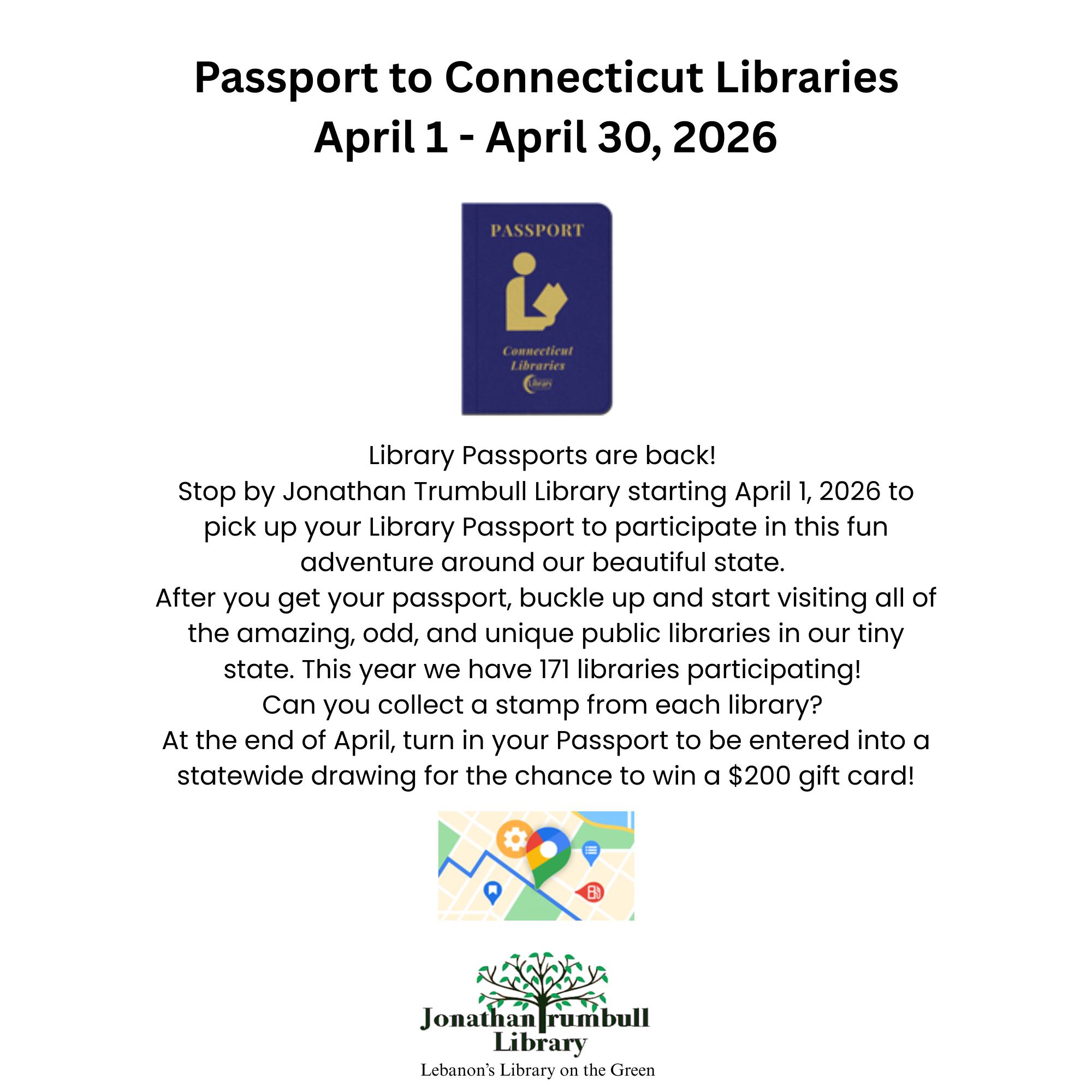 Passport to Connecticut Libraries