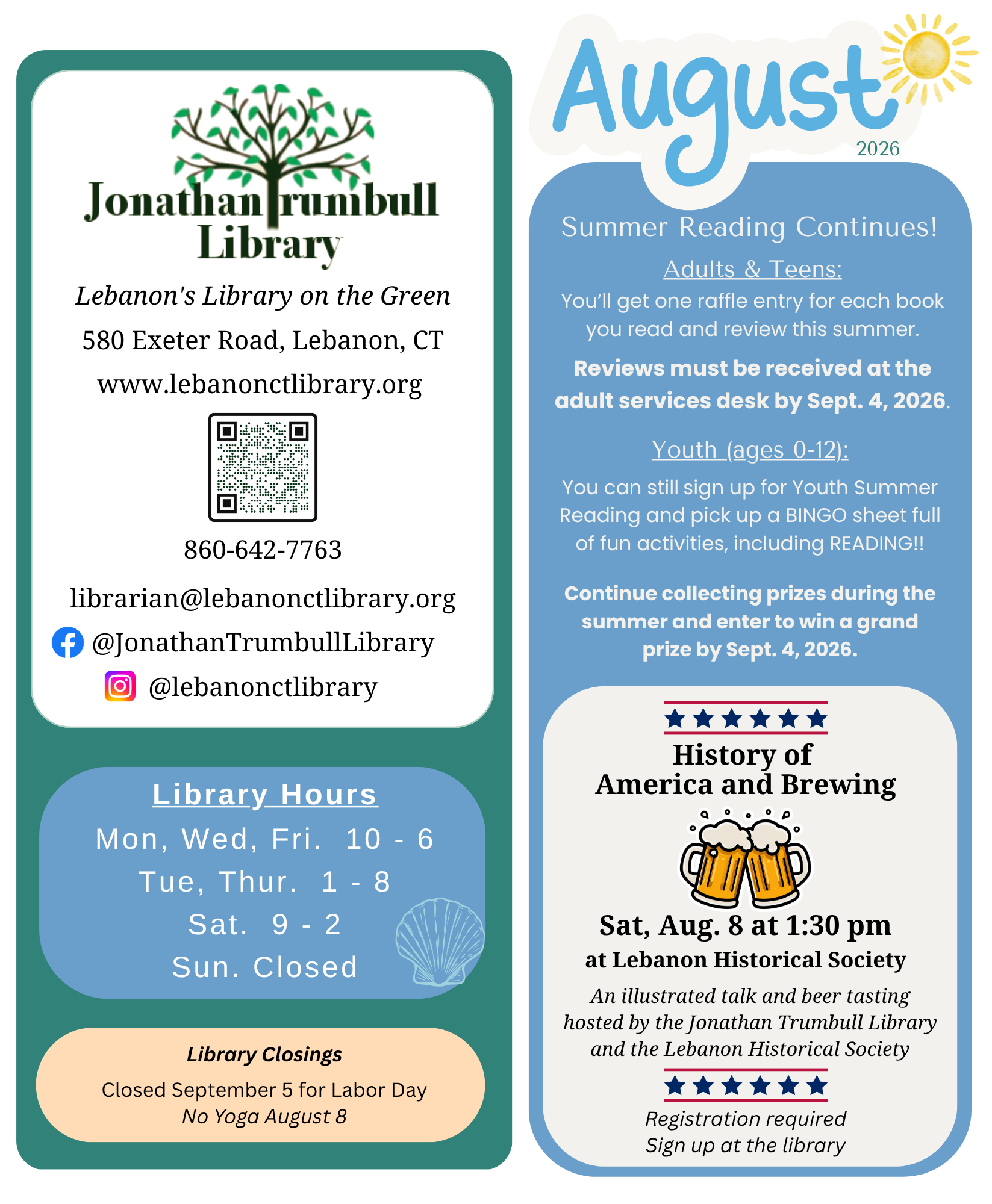 August Newsletter
