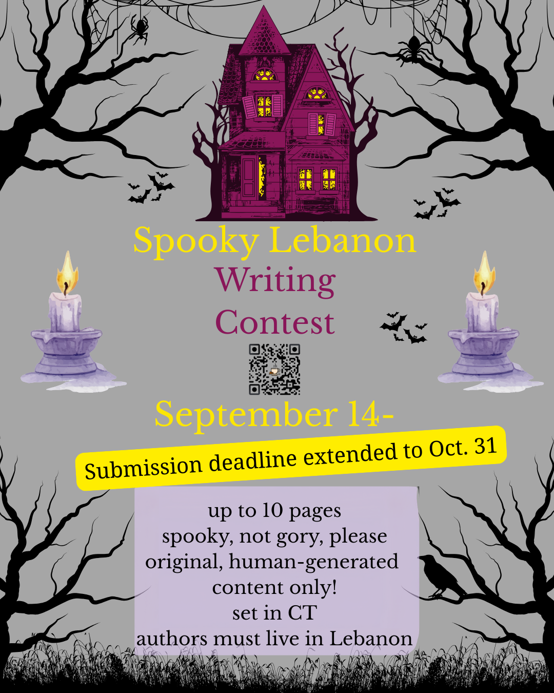 Deadline extended for Spooky Lebanon Writing Contest