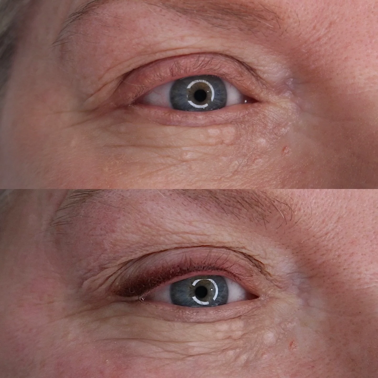 A brown shaded eyeliner is the perfect option for clients with fair hair and skin who feel they lack structure and definition in their overall appearance.

Brown provides just enough definition to be noticeable without feeling overpowering. I persona