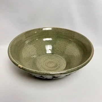 Chattered & Spotted Eucalyptus Serving Bowl