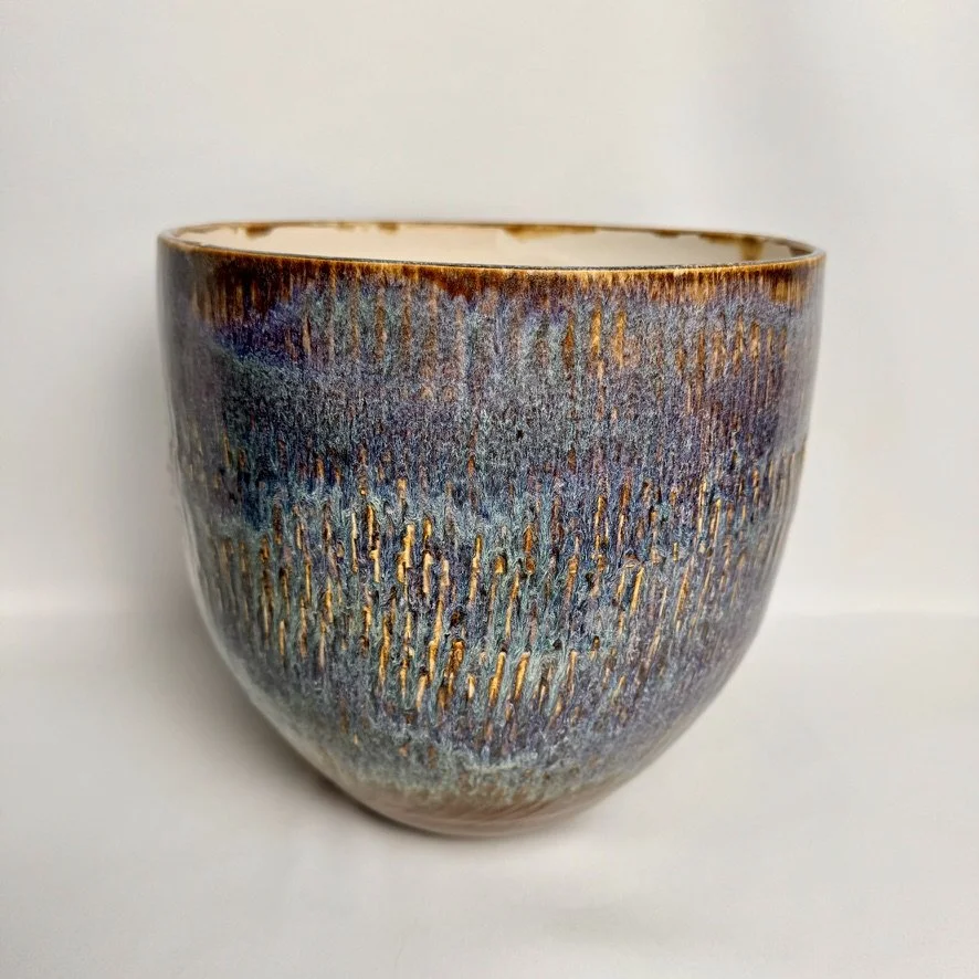 Chattered Rainbow Oatmeal Planter