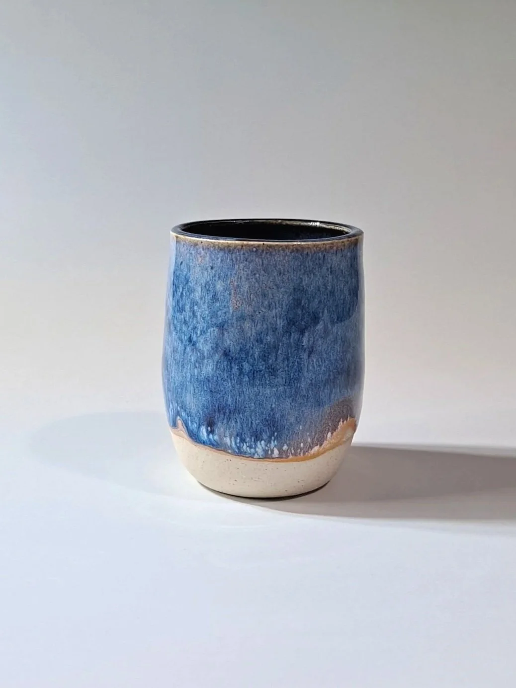 L1 x4 Amaco Honey Flux; L2 x4 Amaco Blue Midnight