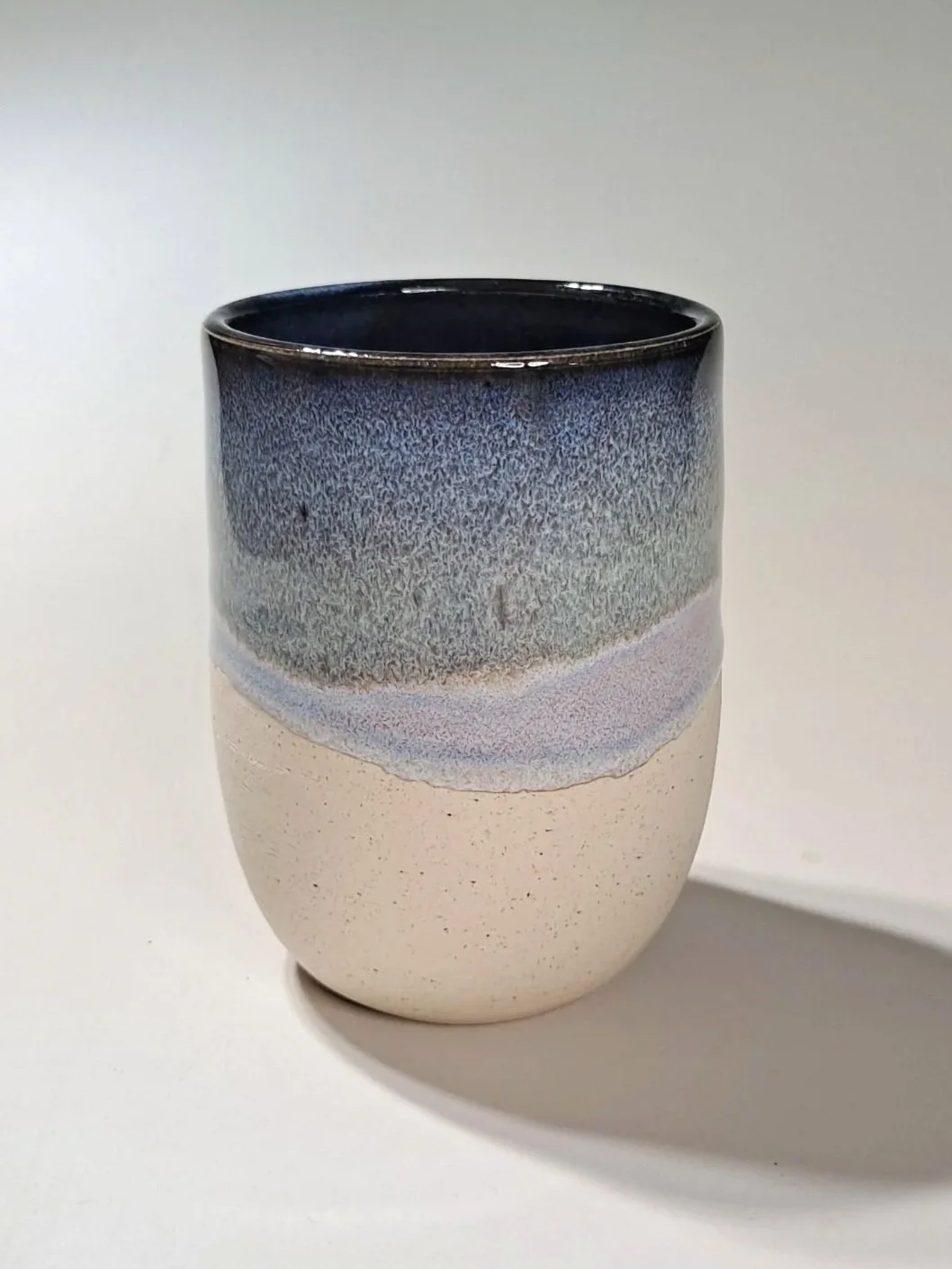 L1 x4 Amaco Moon River; L2 x4 Amaco Blue Midnight