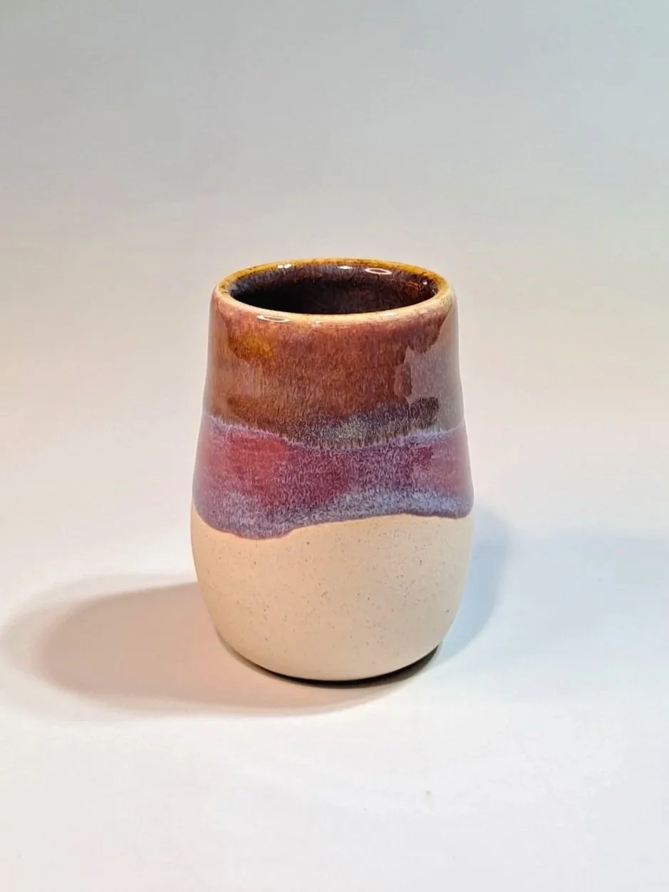 L1 x4 Speedball Blue Flame; L2 x4 Amaco Iron Lustre