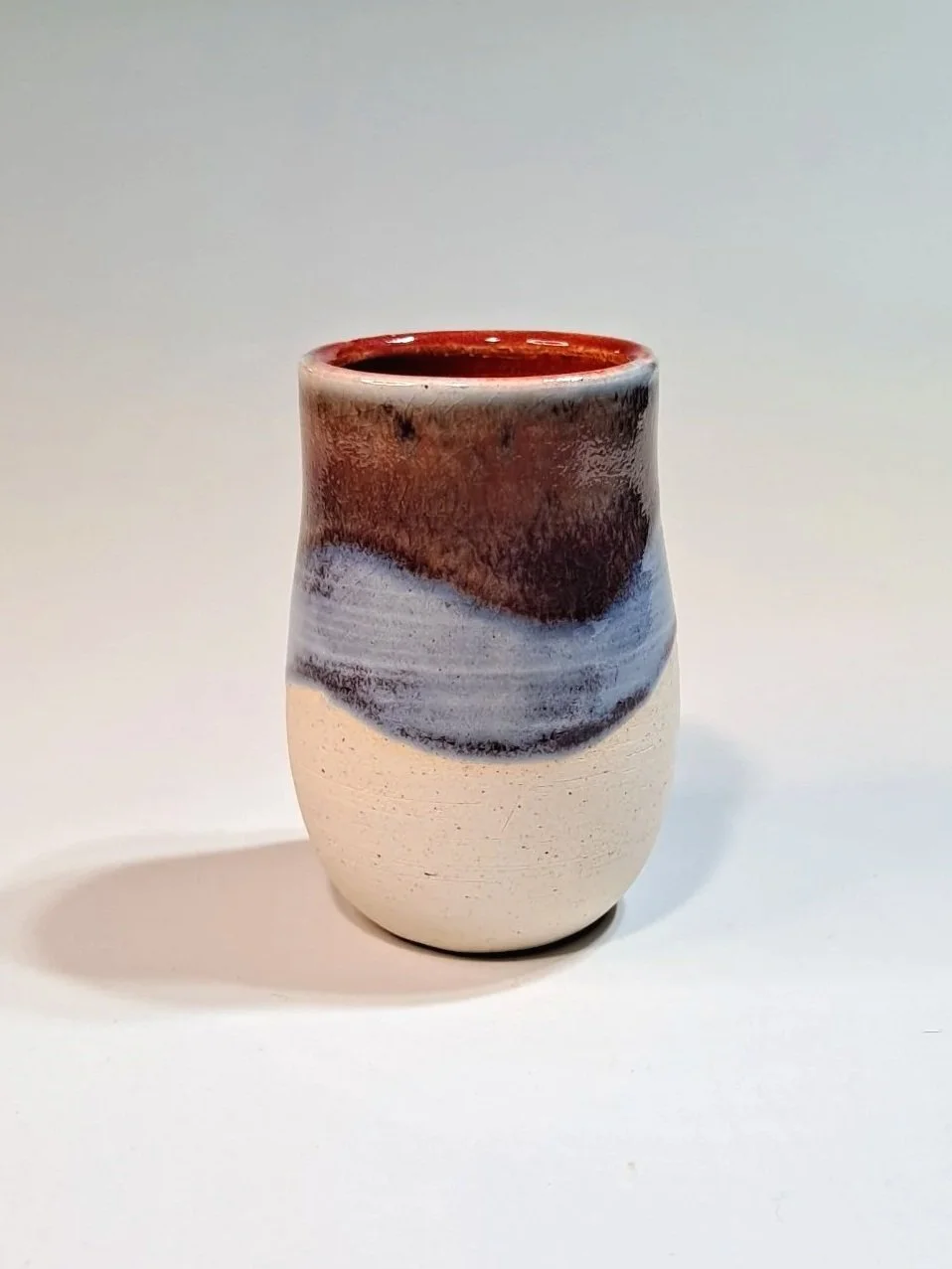 L1 x4 Amaco Fire & Ice; L2 x4 Amaco Chun Plum