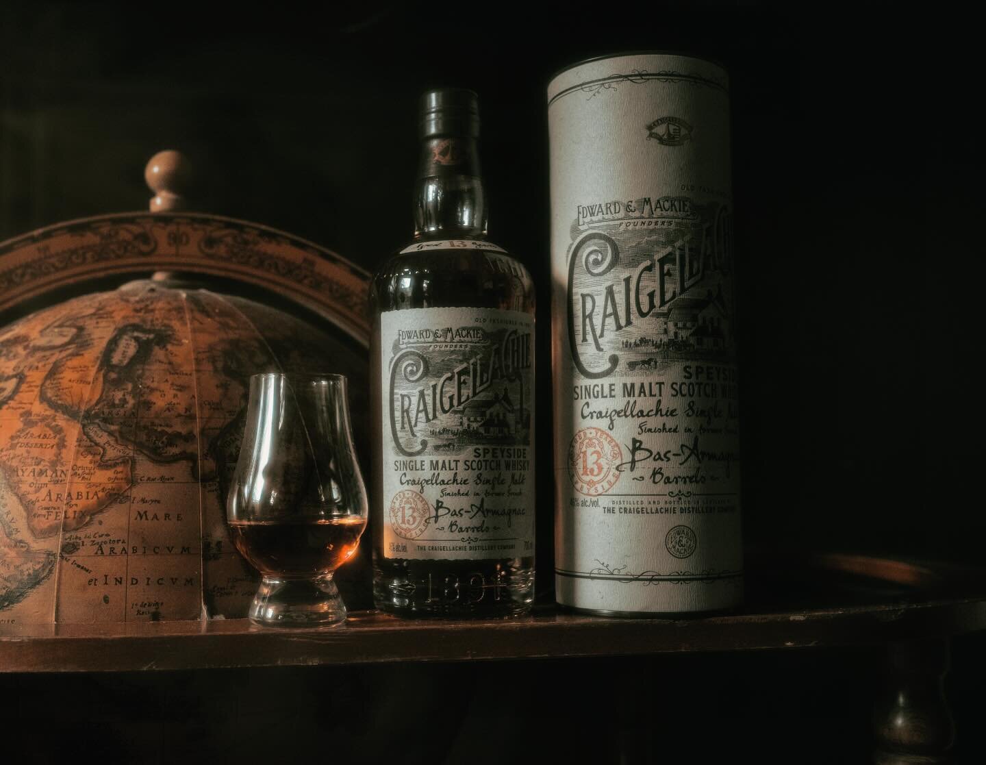 Dark &amp; Moody 🥃
Shot for @craigellachie 13yo Armagnac