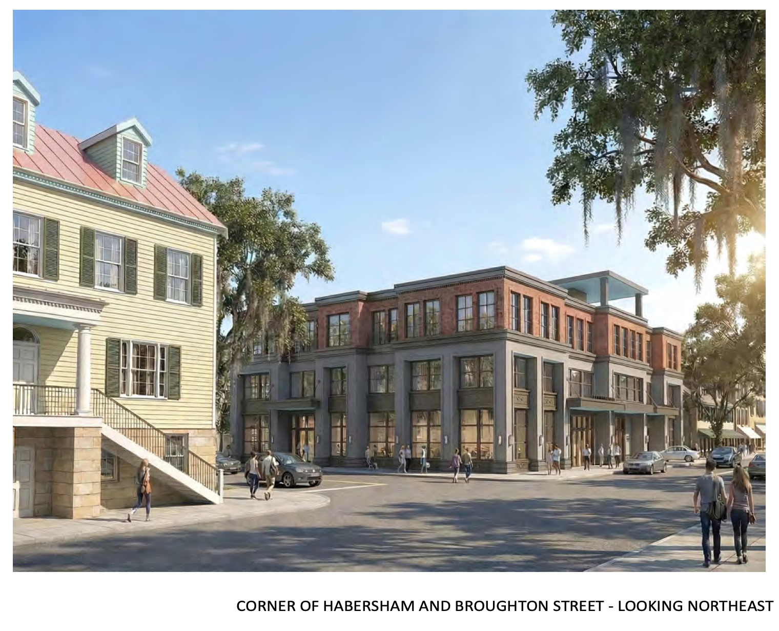 Preservation Alert: Revised Height and Mass Proposal for Queensborough Bank, 402 East Broughton Street
