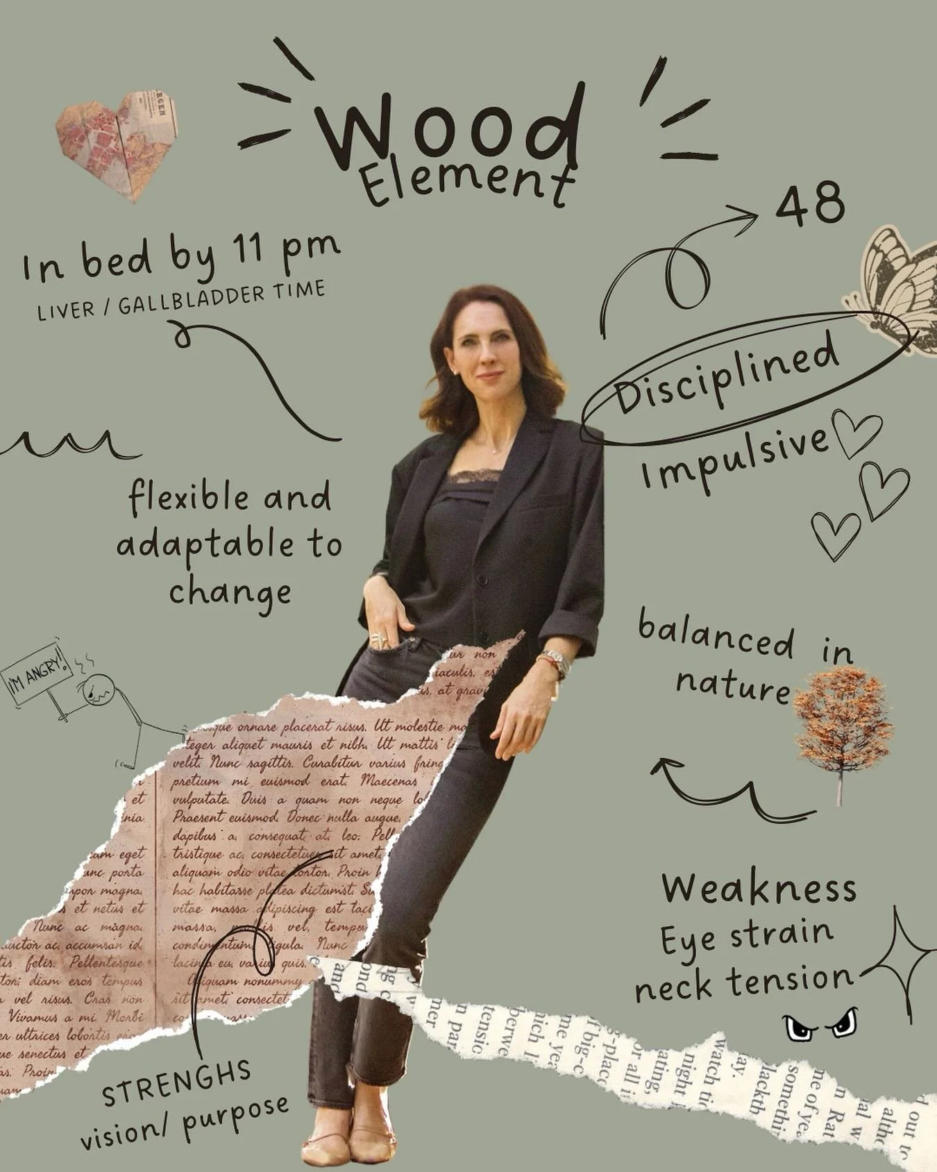 🌿 The Importance of Knowing Yourself
Let me introduce myself from a Five Element perspective. I am Wood.
My nature is to spring from the earth with purpose, to grow. 
When I&rsquo;m balanced, I&rsquo;m assertive, and visionary. I see paths where oth