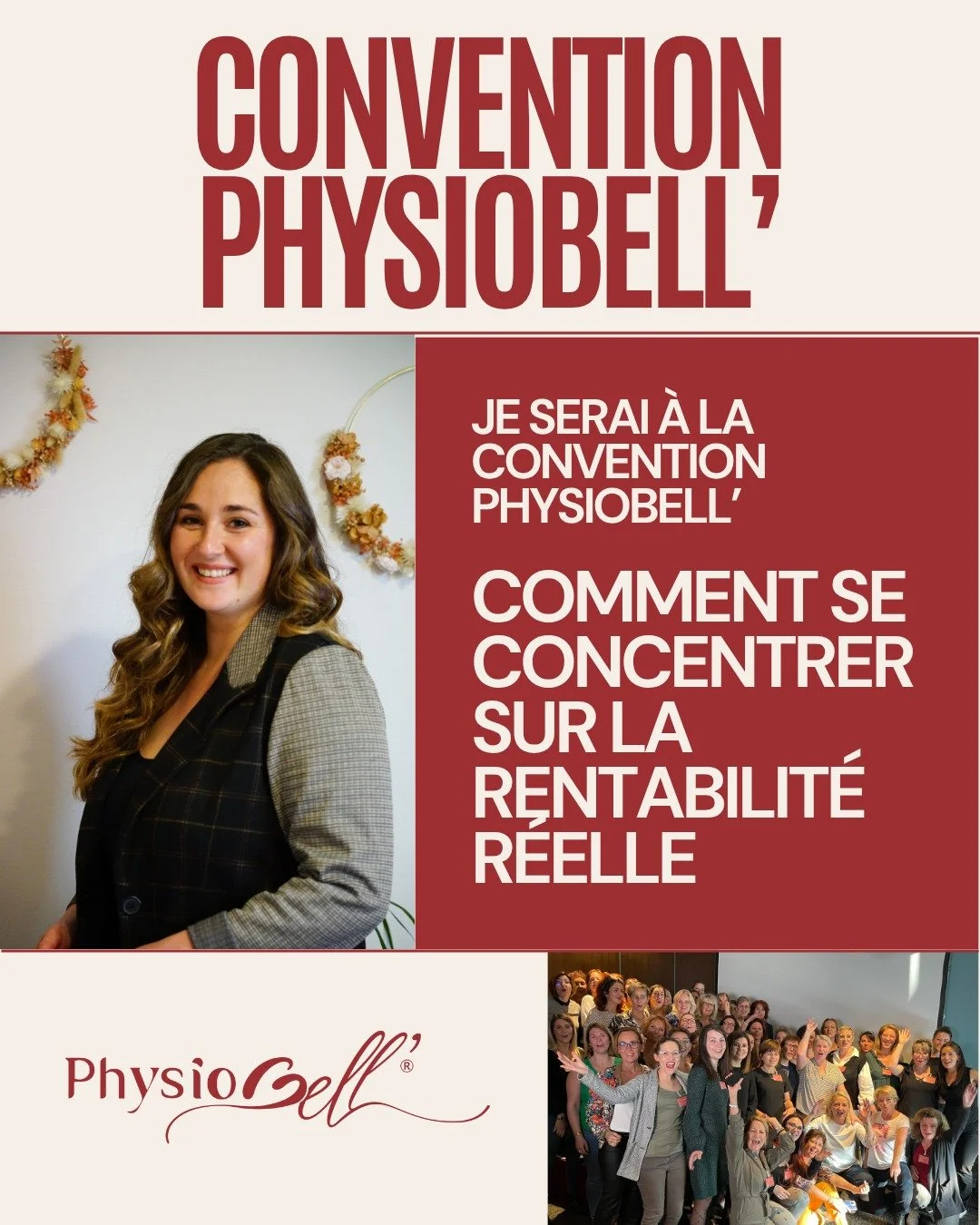 Un rendez-vous unique au c&oelig;ur du mouvement Physiobell&rsquo; @florence_ansar_physiobell 🔥

Une &eacute;cole qui forme des femmes &agrave; cr&eacute;er un m&eacute;tier sur-mesure, &agrave; la crois&eacute;e du soin, du
coaching et de l&rsquo;e