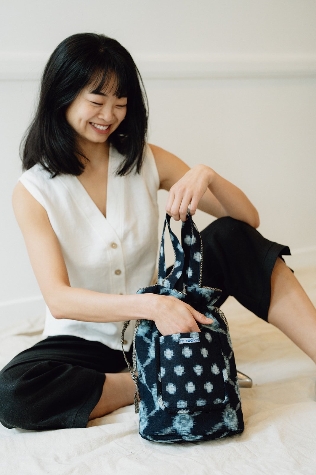 -KINCHAKU- Bag | Kasuri
