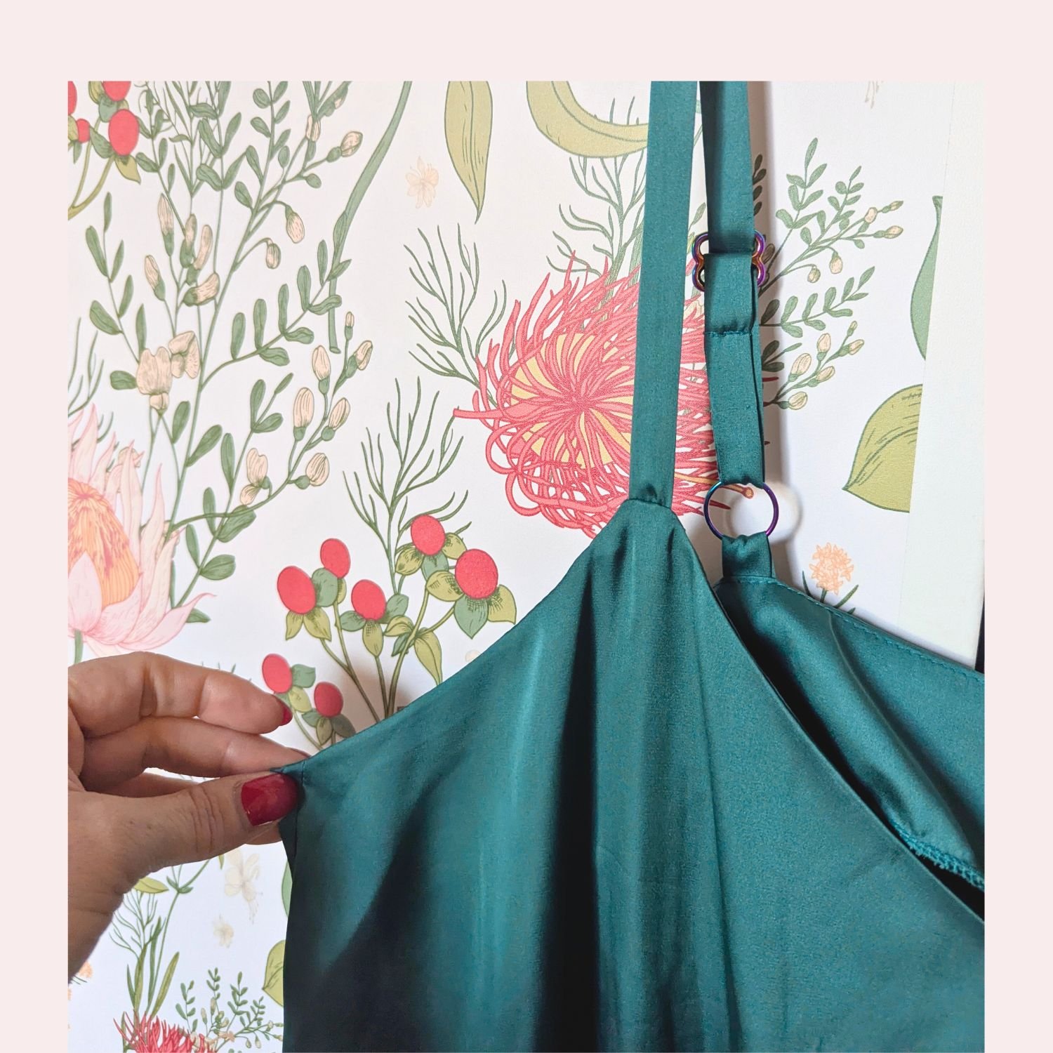 Teal camisole details pink background 3.jpg