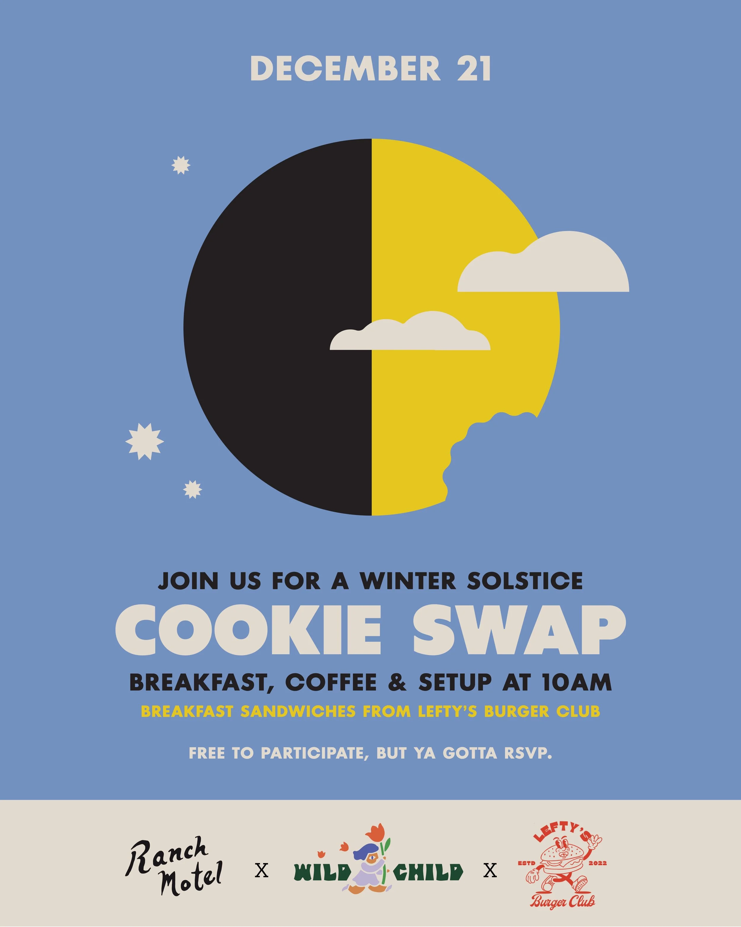 Cookie Swap with Lefty's Breakfast Sando Pop Up