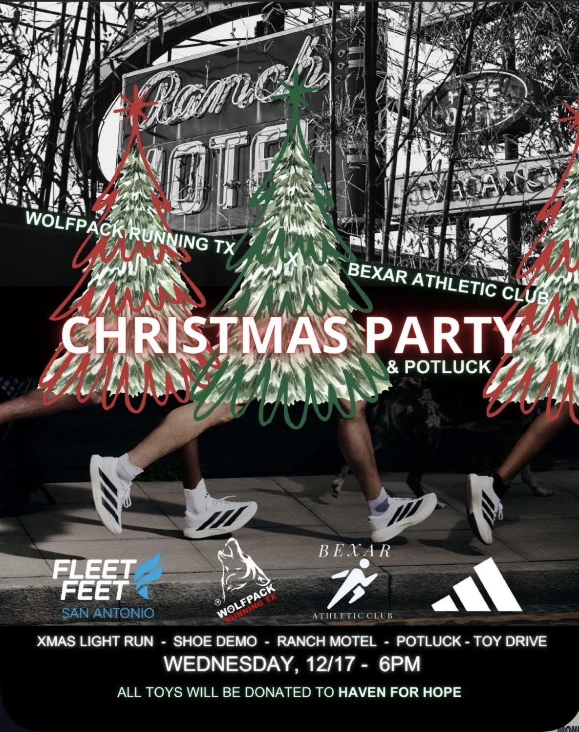 Bexar Athletic Club Christmas Party &amp; Toy Drive