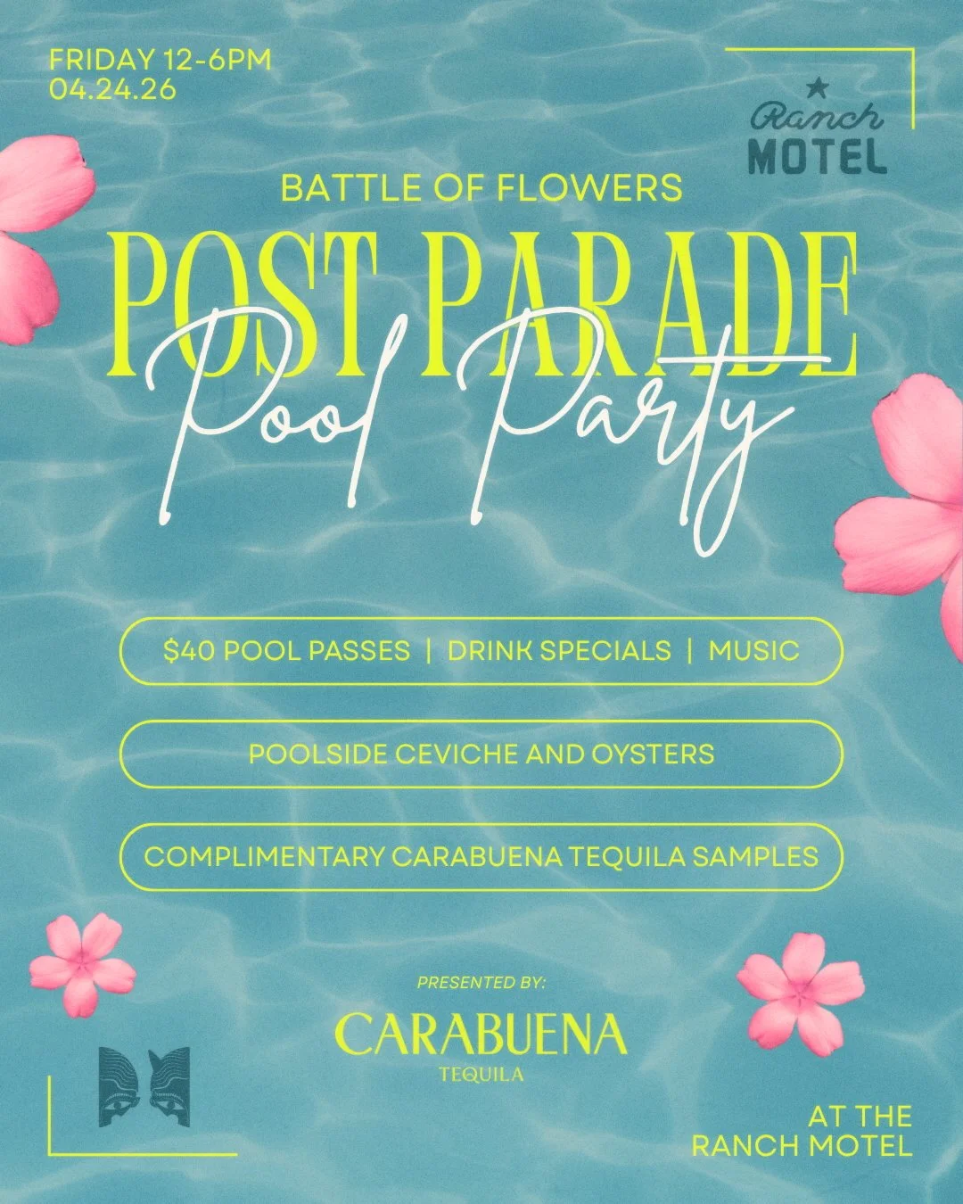 Battle of Flowers Post Parade Pool Party