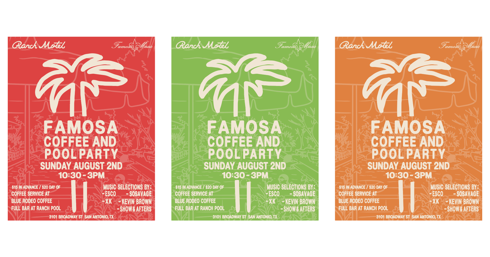 Famosa Coffee &amp; Pool Party 