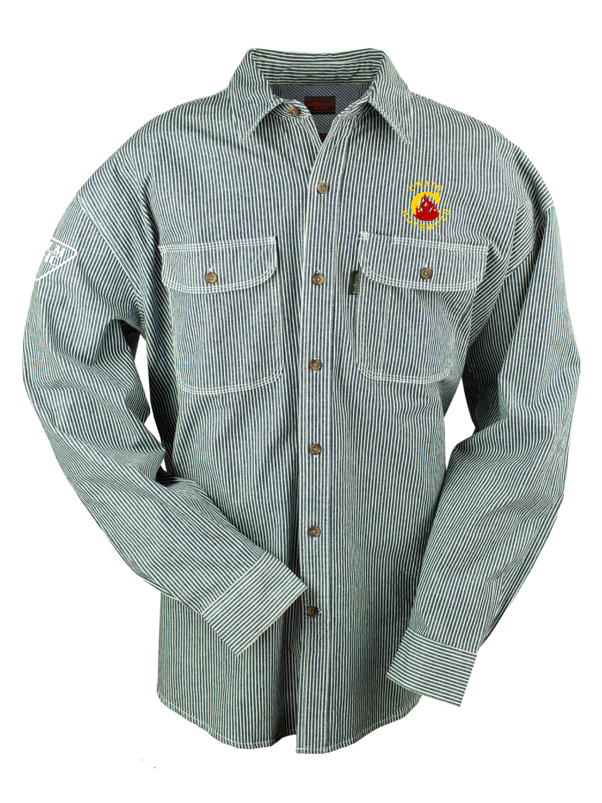 Craig Hotshots - Fivebrother Hickory Button Down Worksheet (Embroidered)