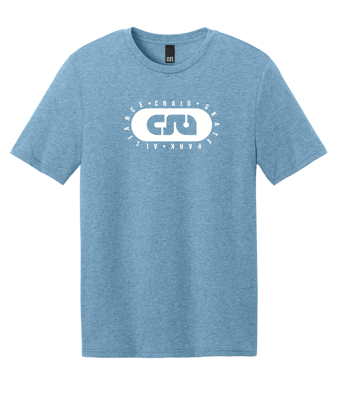 CSA Heather Blue Jersey Tee