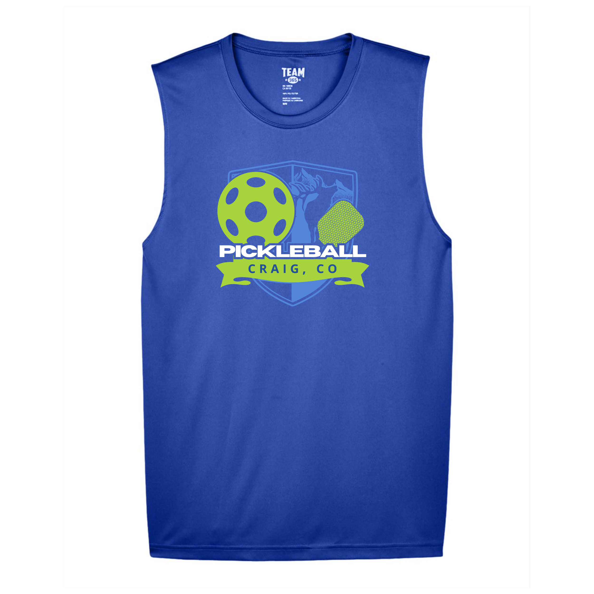 Craig Pickleball Unisex Performance Muscle Tank