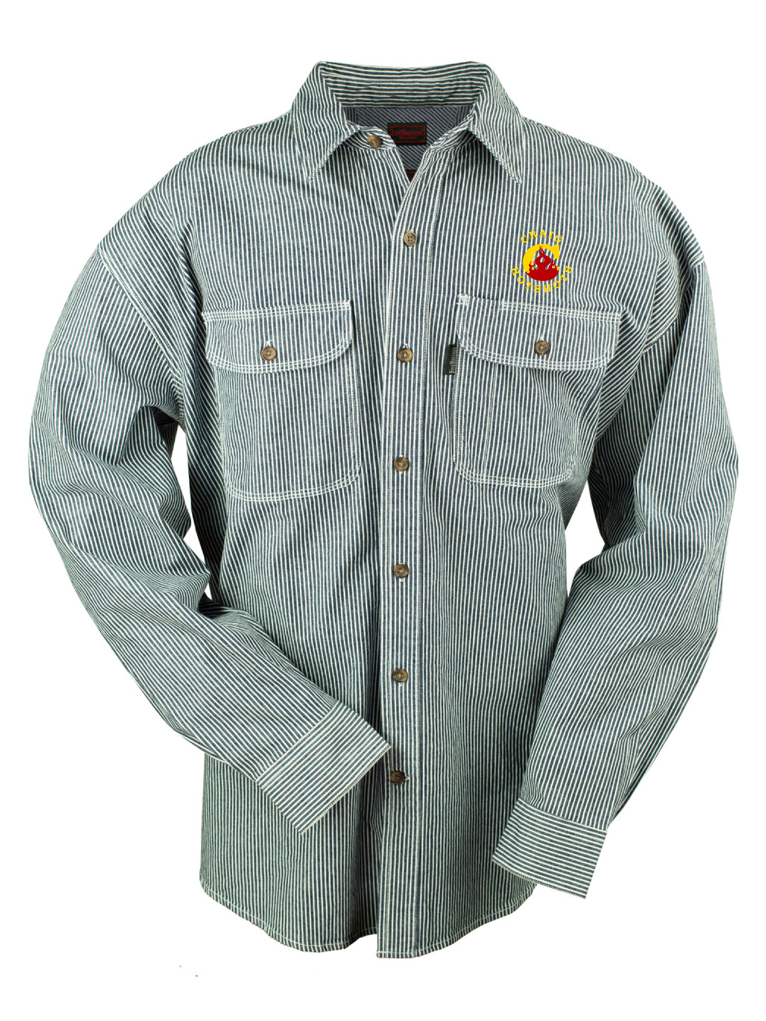 Craig Hotshots - Fivebrother Hickory Button Down Worksheet (Embroidered)