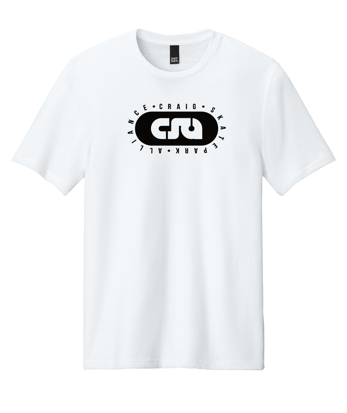 CSA White Jersey Tee