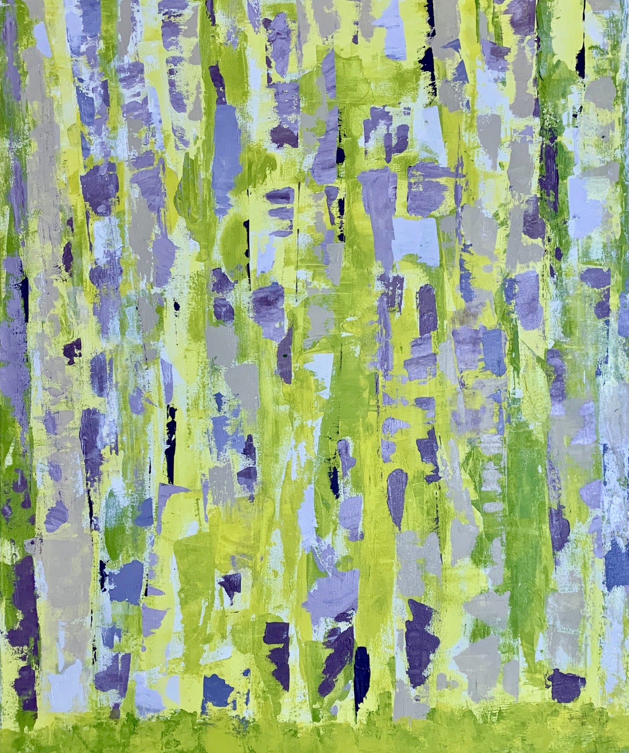 "Lost within" Acrylic on canvas 24" by 36".