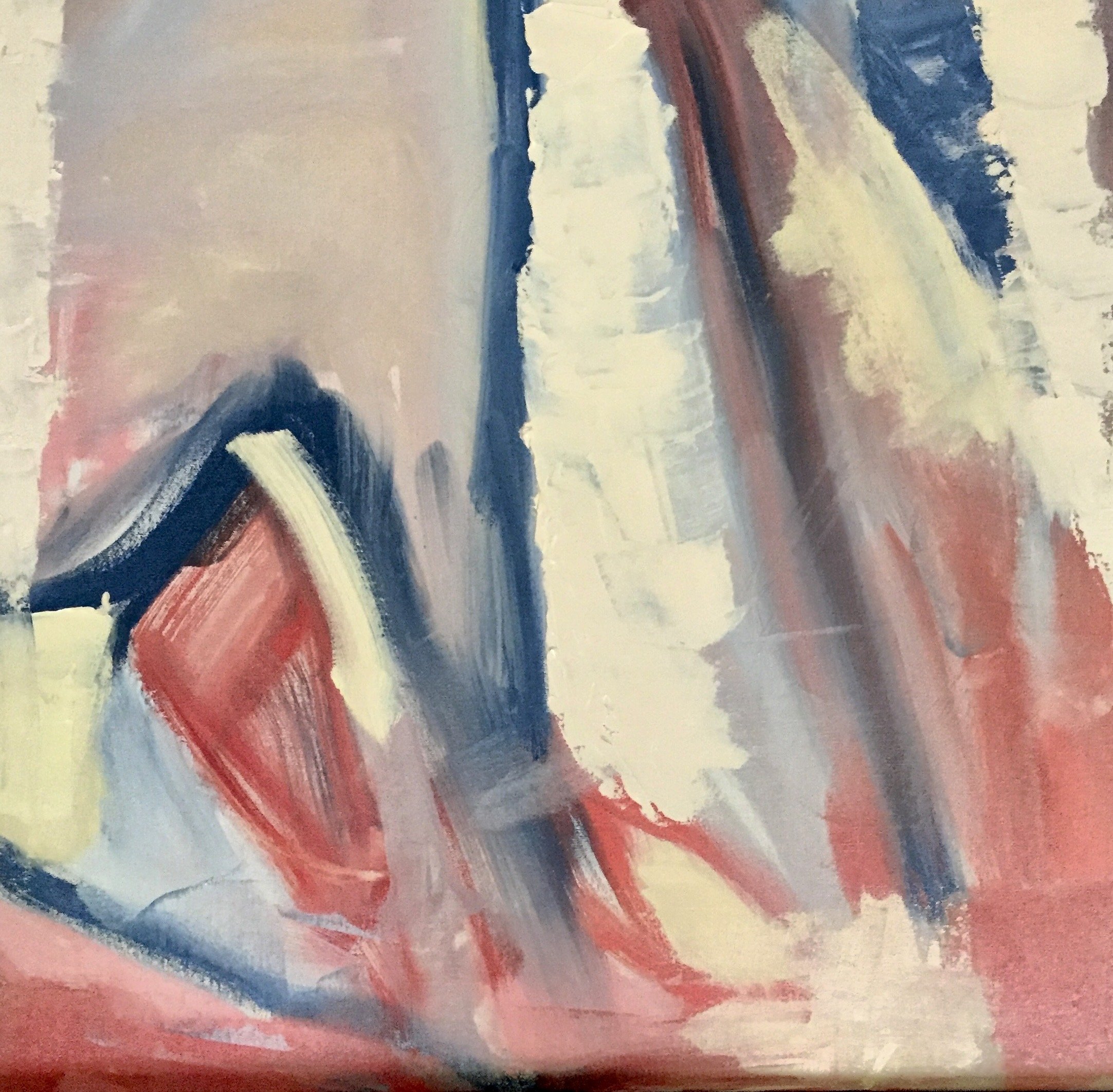 "I see you" Oil on canvas 24" by 24".